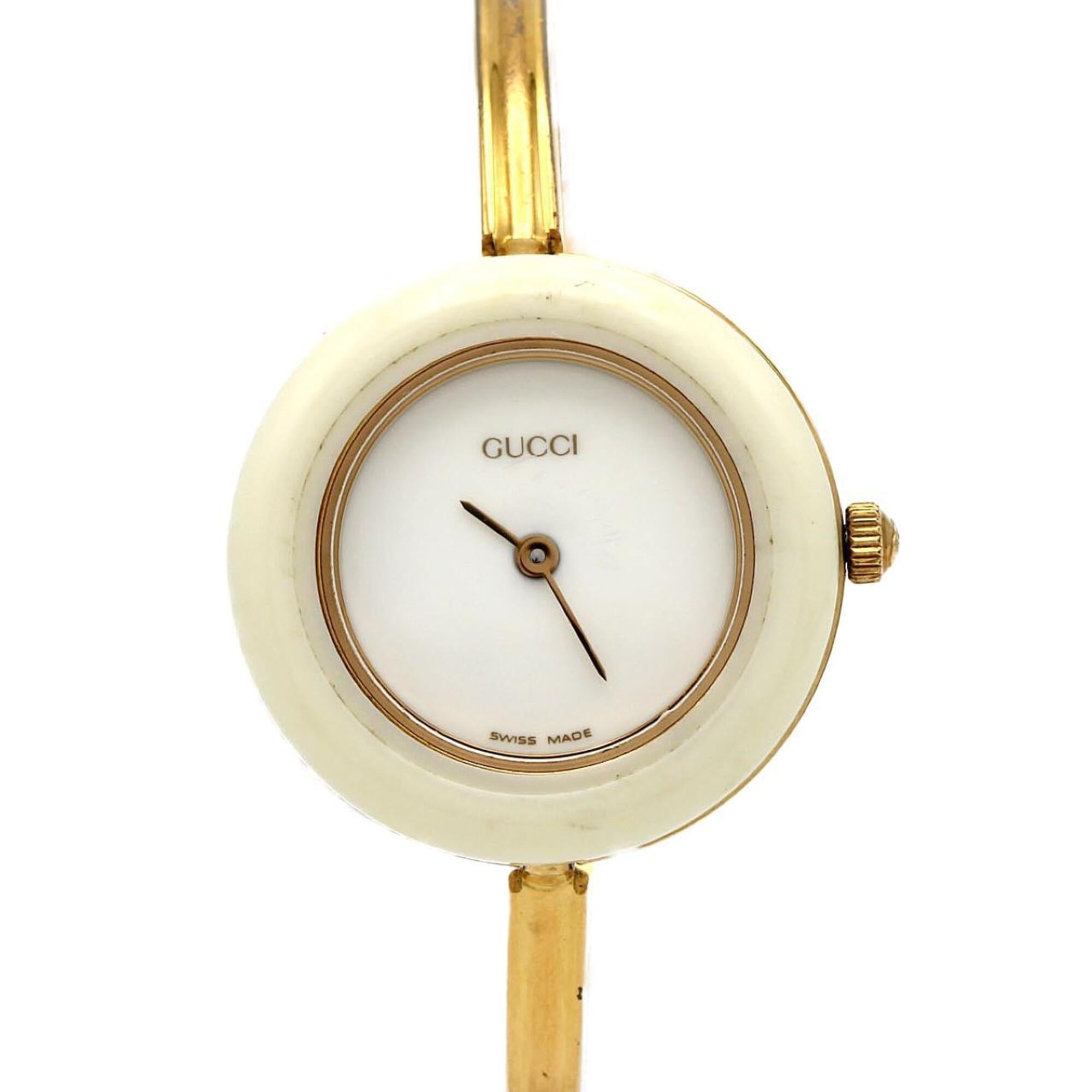 Gucci Change 11/12.2 White Dial 26mm Watch