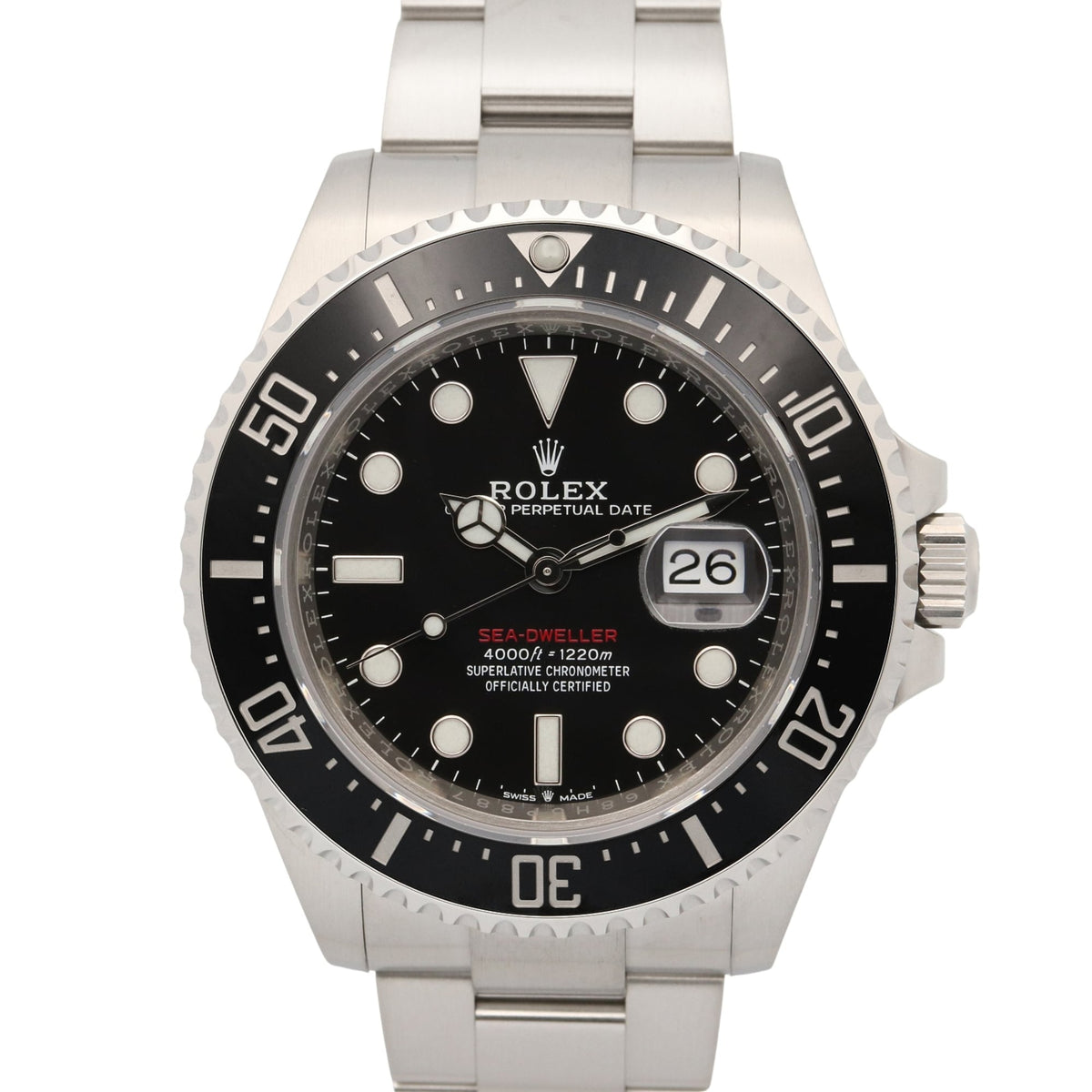 Rolex Sea-Dweller 126600 Black Dial 43mm Watch