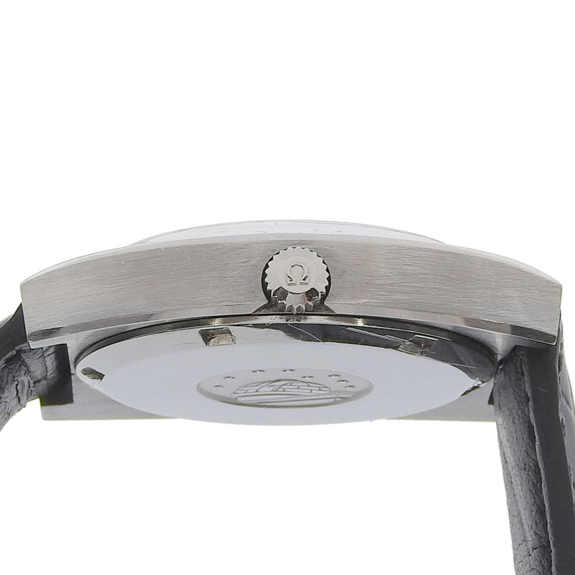 OMEGA Constellation UhrChronometer, Kaliber 1001, Edelstahl x geprägtes LederAutomatik Silber Zifferblatt, Herrenuhr S120924440
