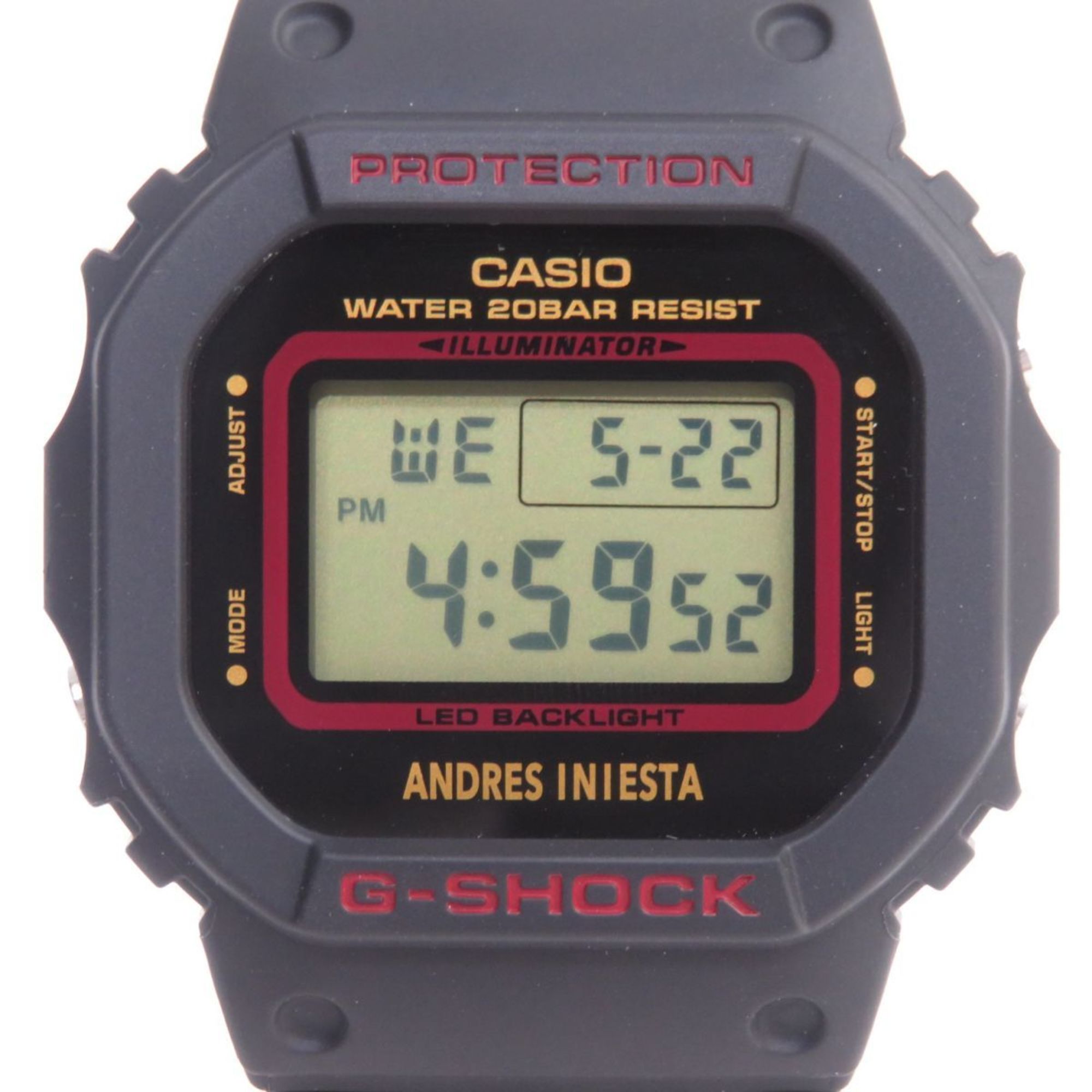 CASIO G-SHOCK DW-5600AI-1JR Andres Iniesta Signature Model Quartz Wristwatch