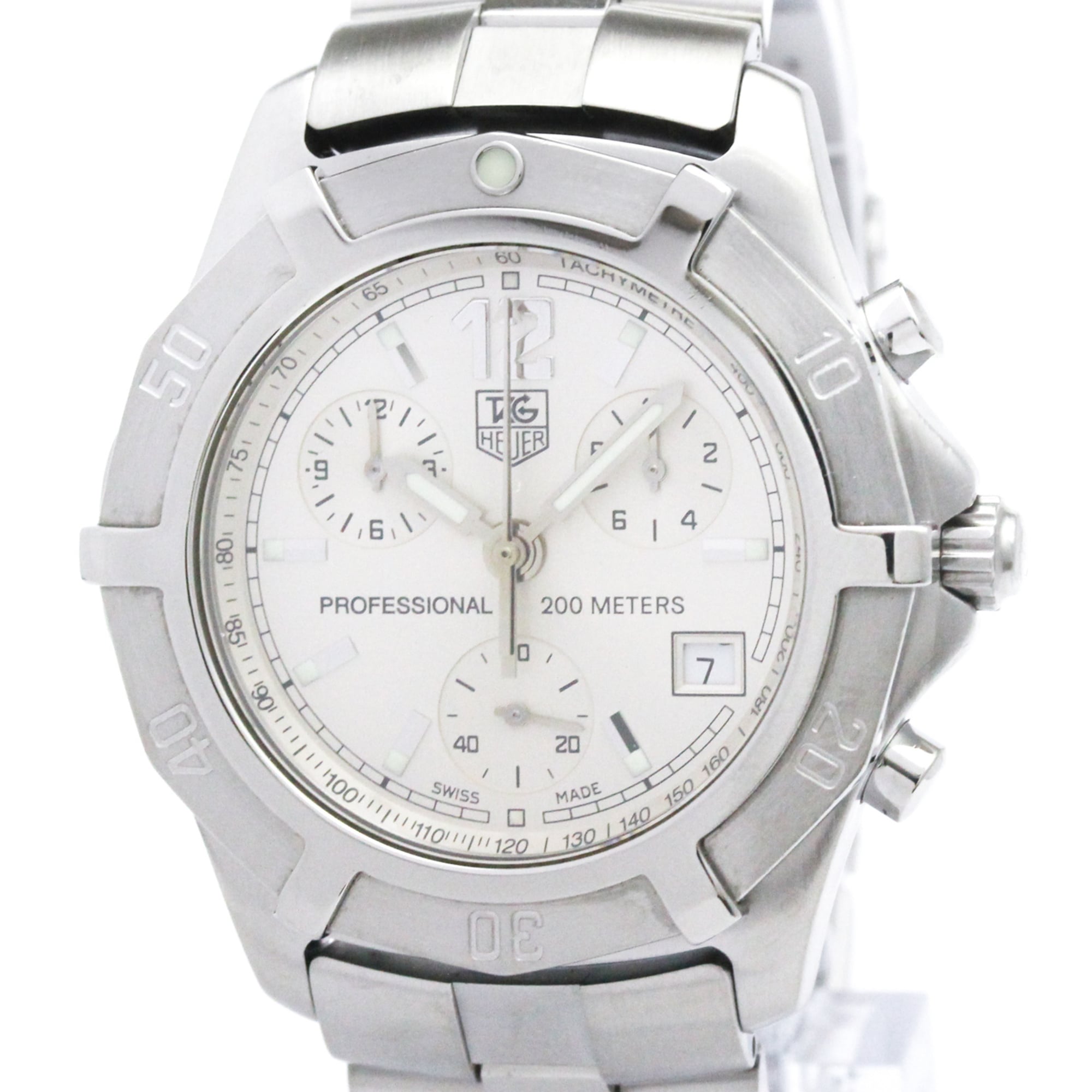 TAG Heuer Exclusive CN1111 Silver Dial 39mm Watch