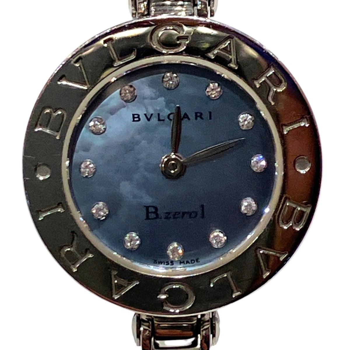 Montre Bvlgari Bulgari B.zero1 BZ22S à cadran bleu, 22 mm