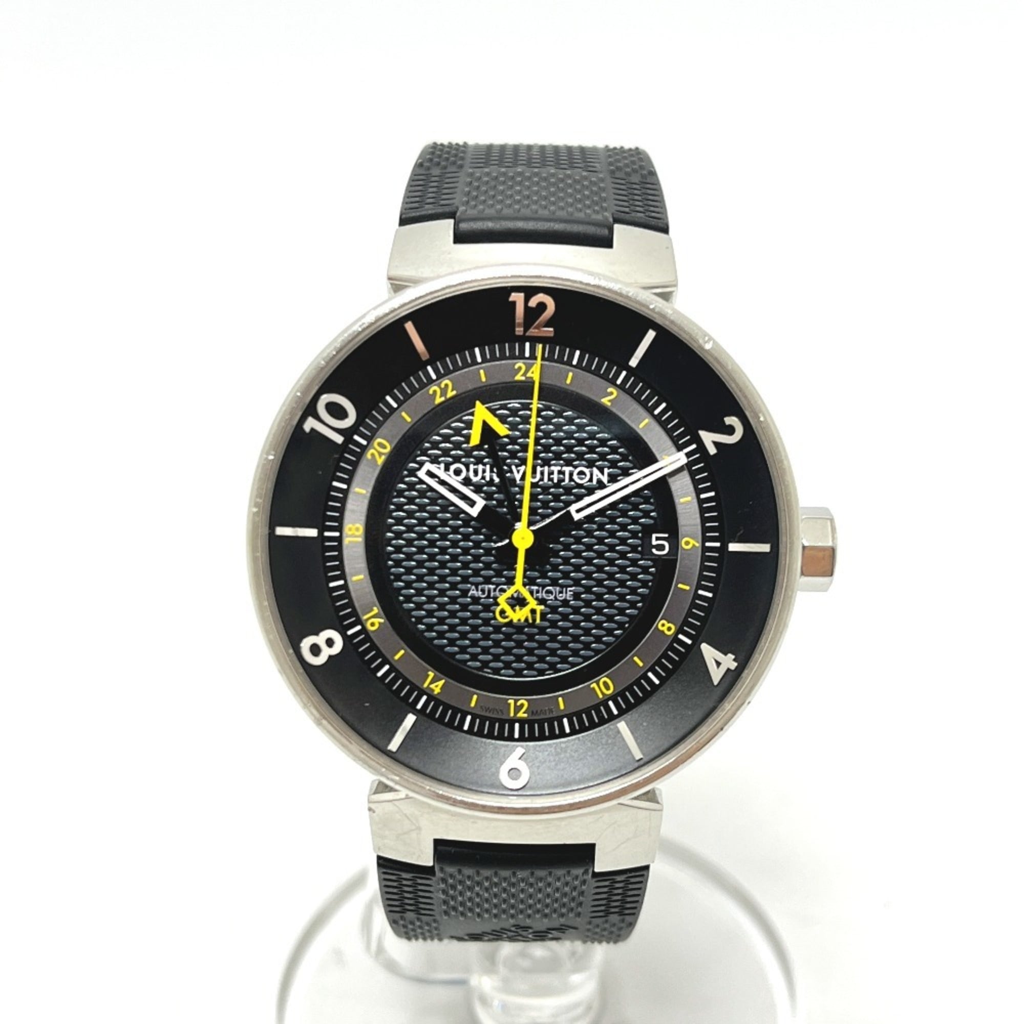 Louis Vuitton Tambour Q8D30 Black Dial 40mm Watch
