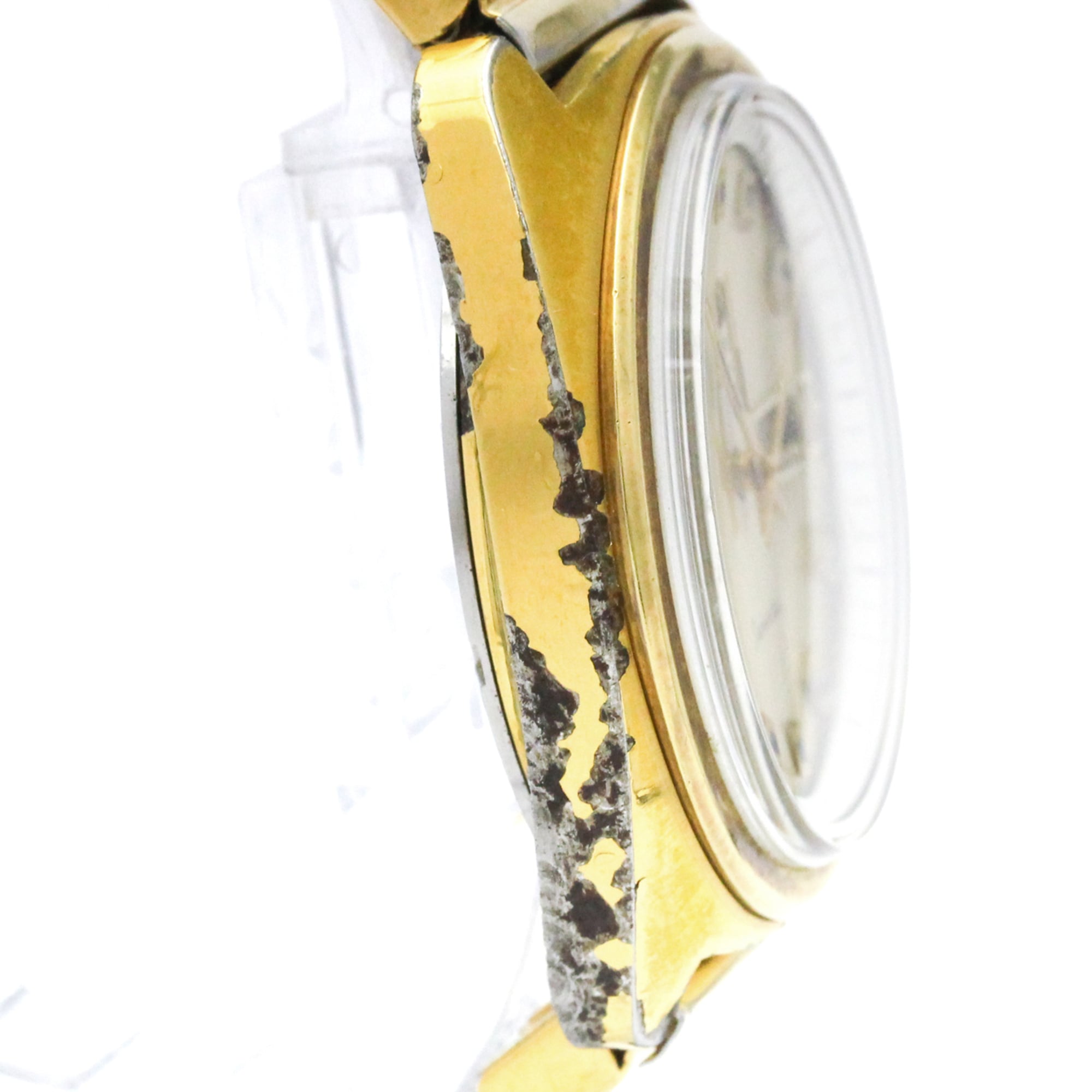 Omega Seamaster 166.064 Gold Dial 38mm Watch