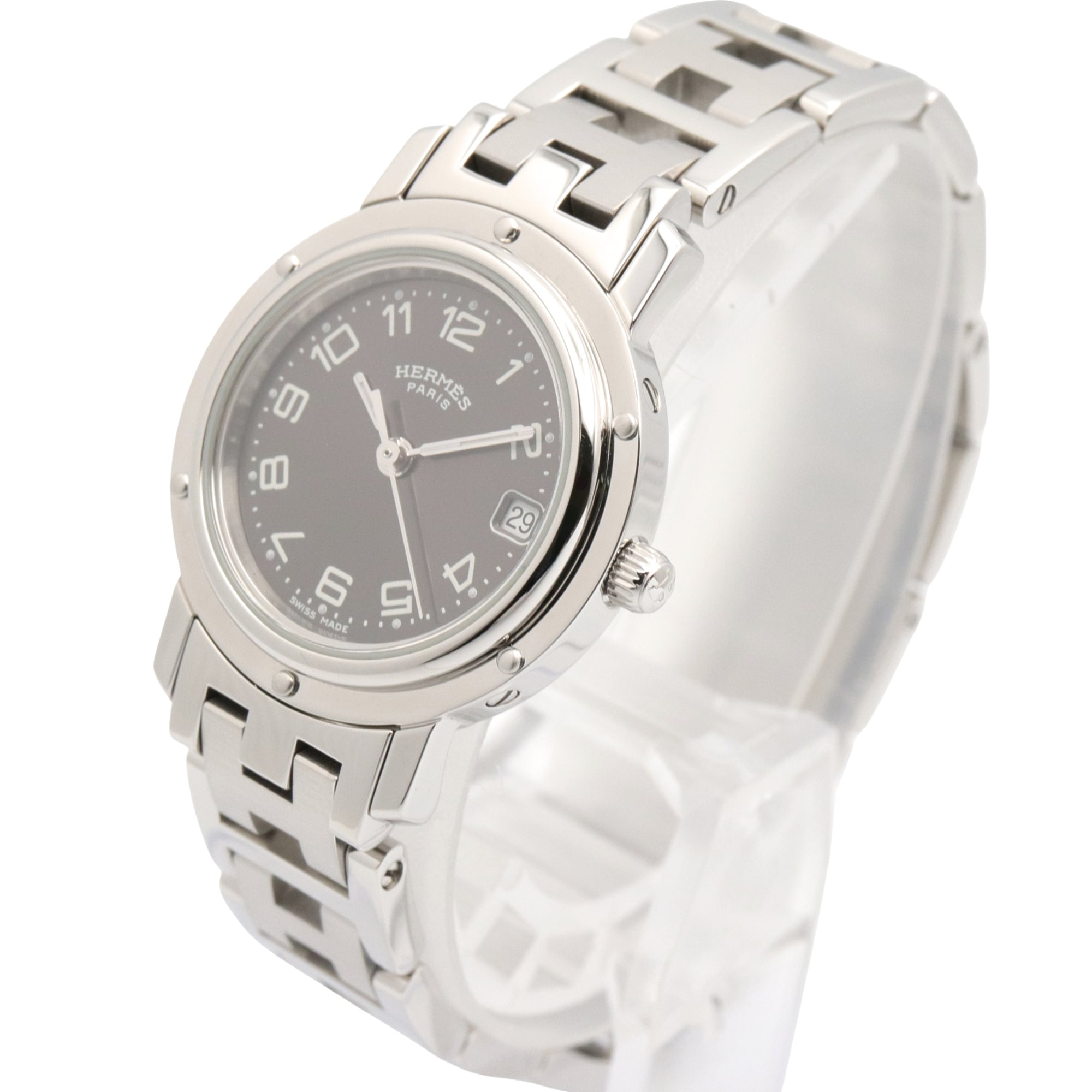 Hermes Clipper CL4.210 Gray Dial Stainless steel 24mm Watch