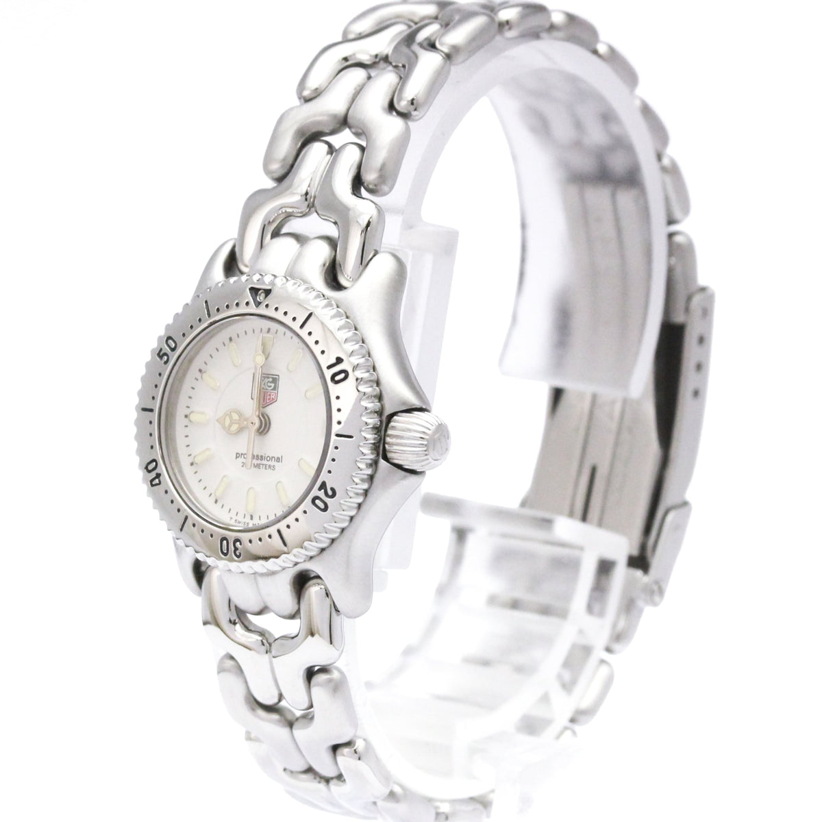 TAG Heuer Sel WG1412 Weiß Zifferblatt 24 mm Uhr