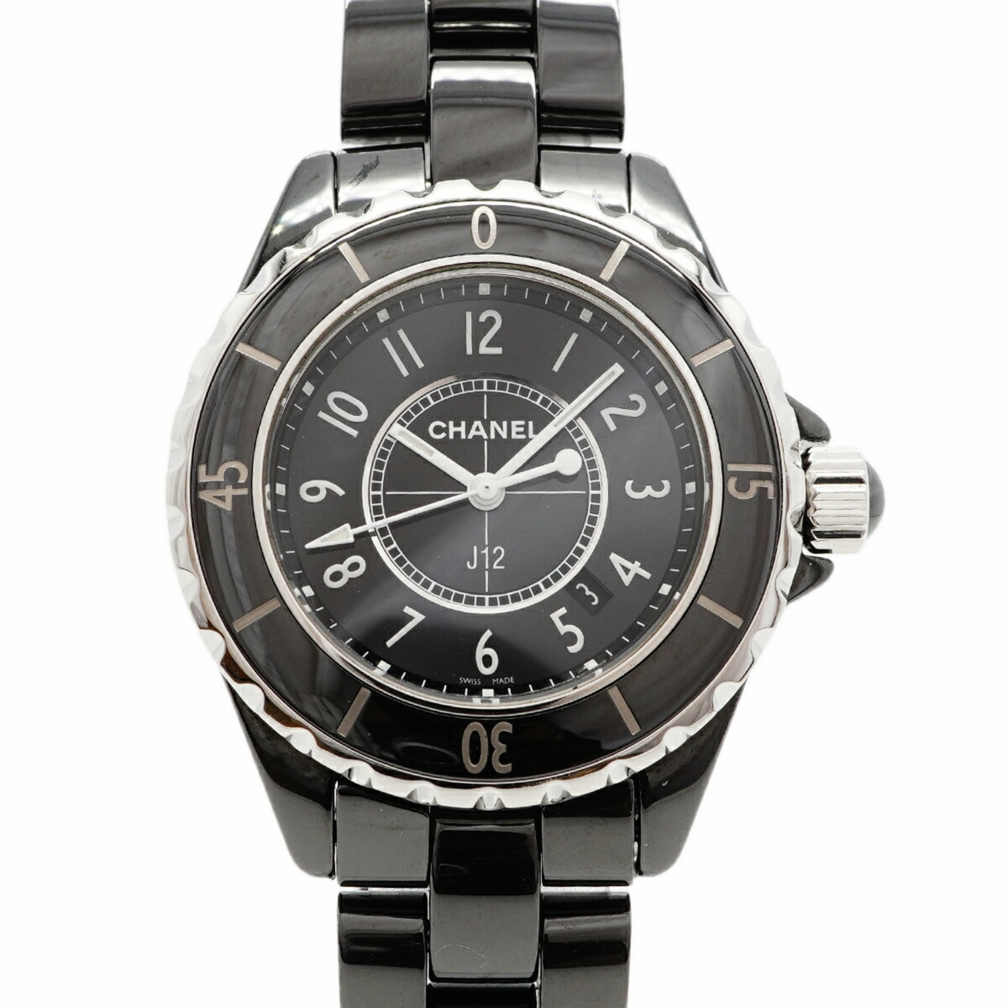 Chanel J12 H0682 Black Dial Women's Watch