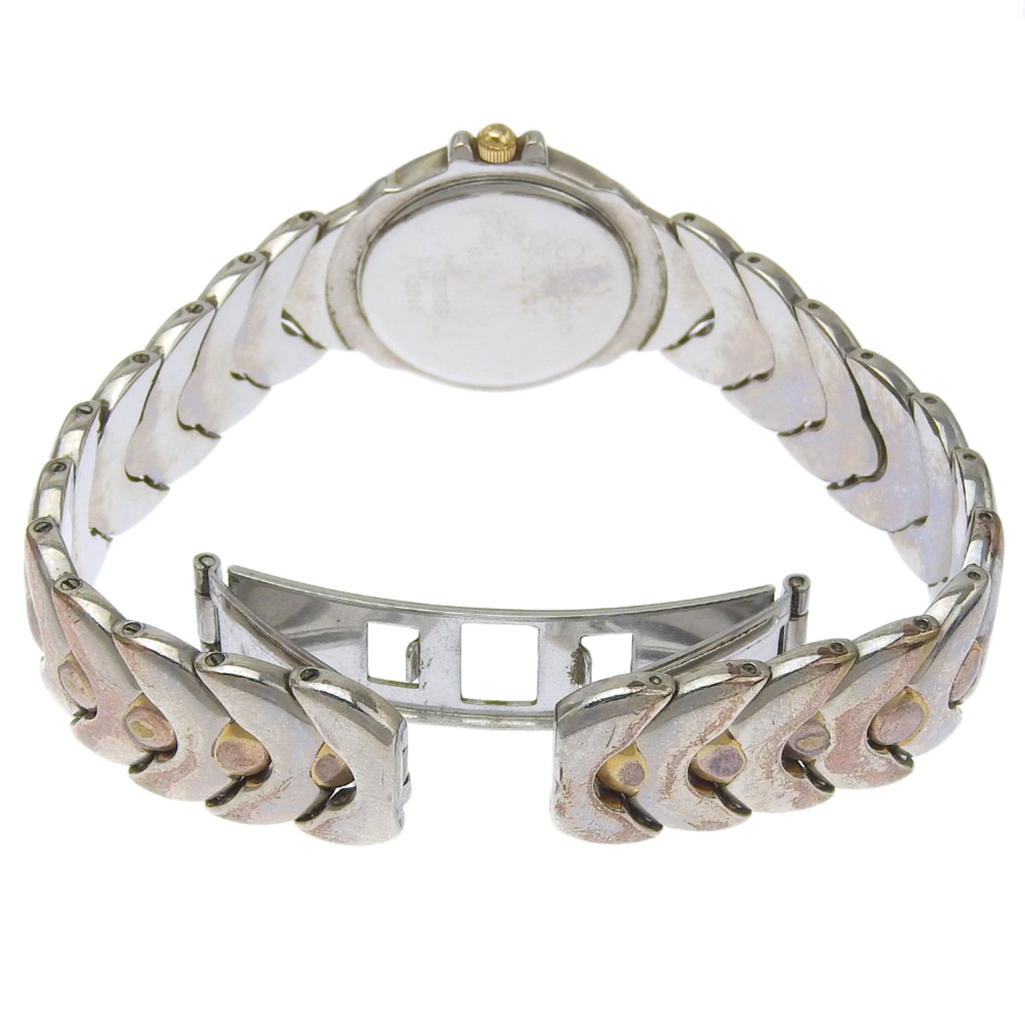 Christian Dior-horloge, roestvrij staal, quartz, analoog, witte wijzerplaat, damesmodel