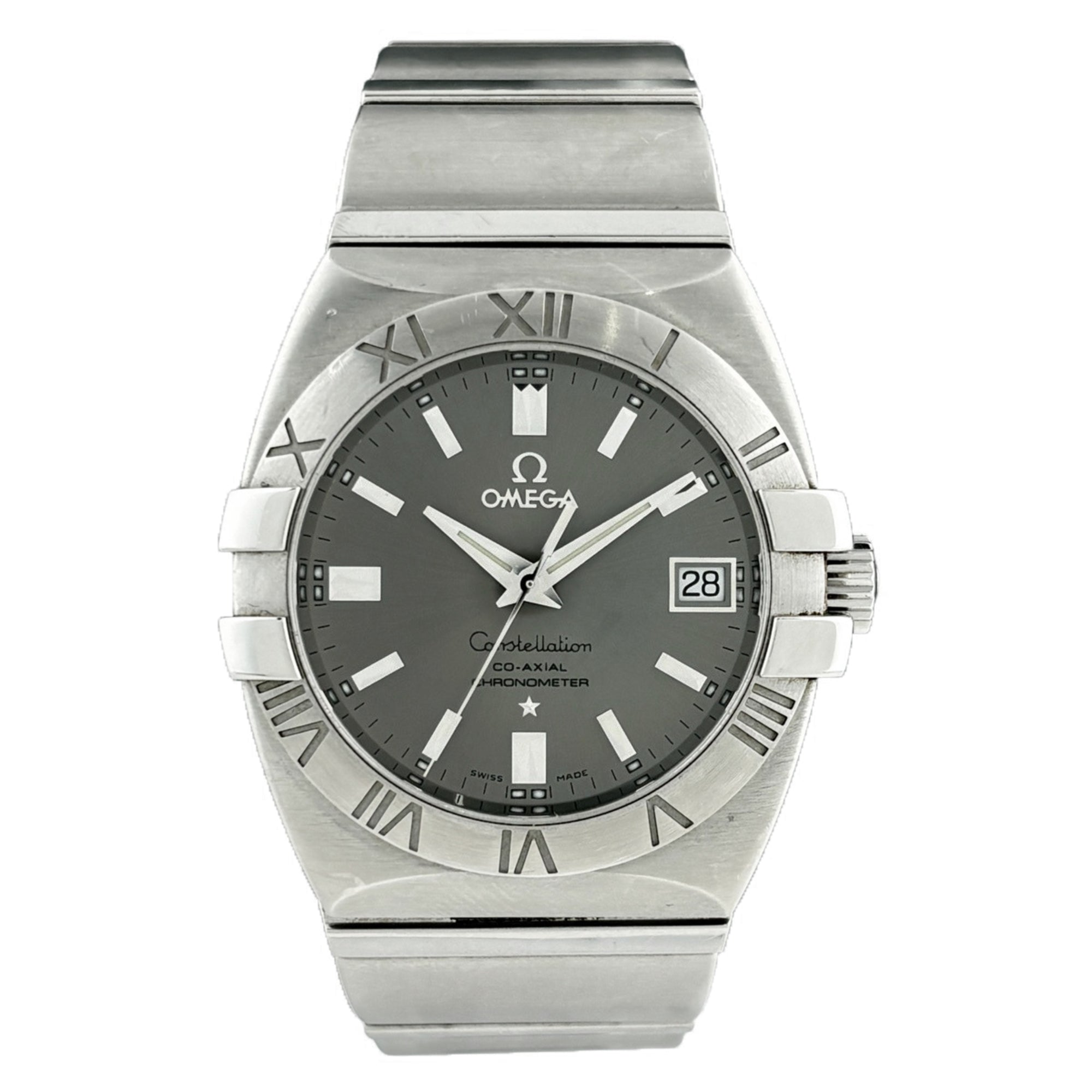 Omega Constellation Gray Dial 35mm Watch