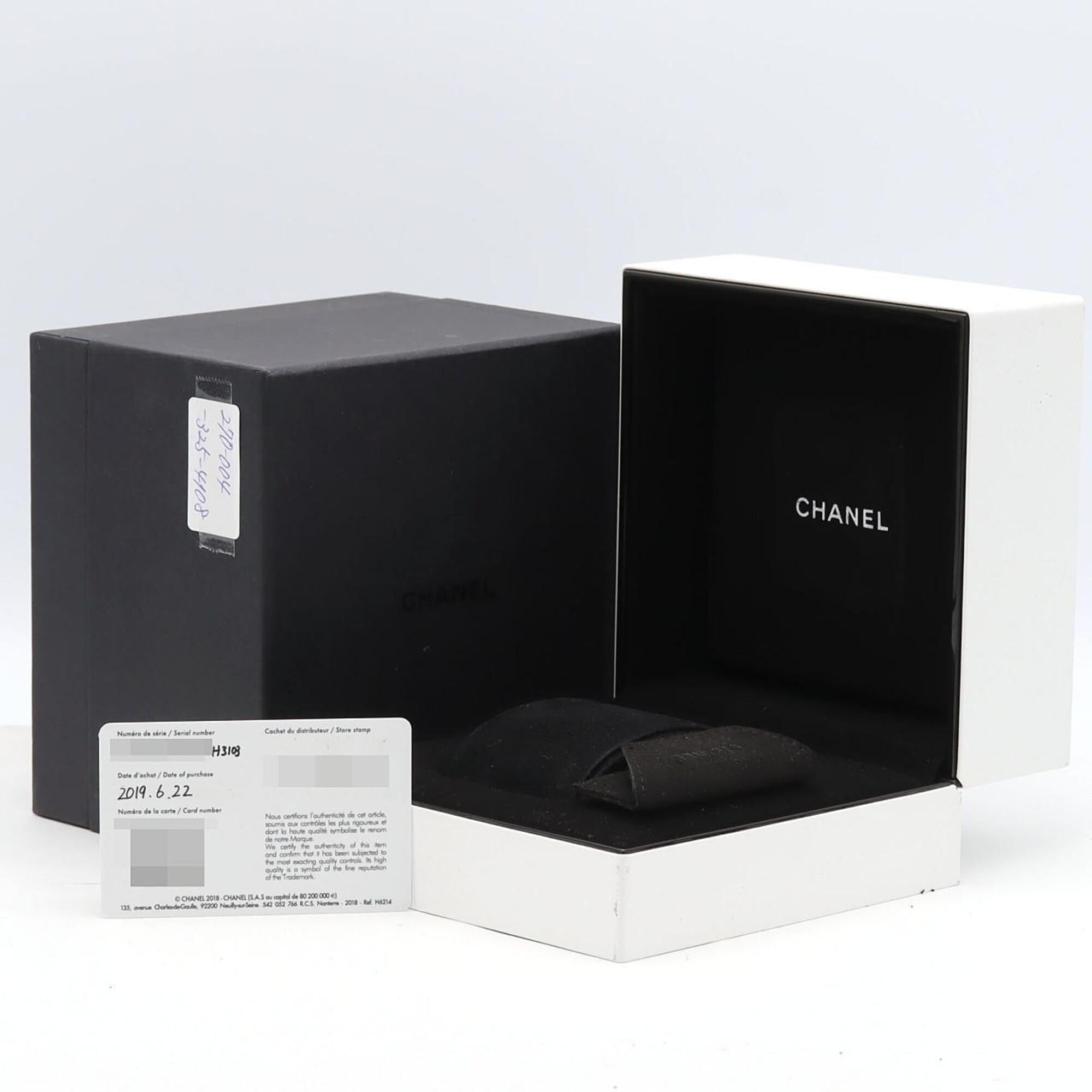 Chanel J12 H3103 White Dial 38mm Watch