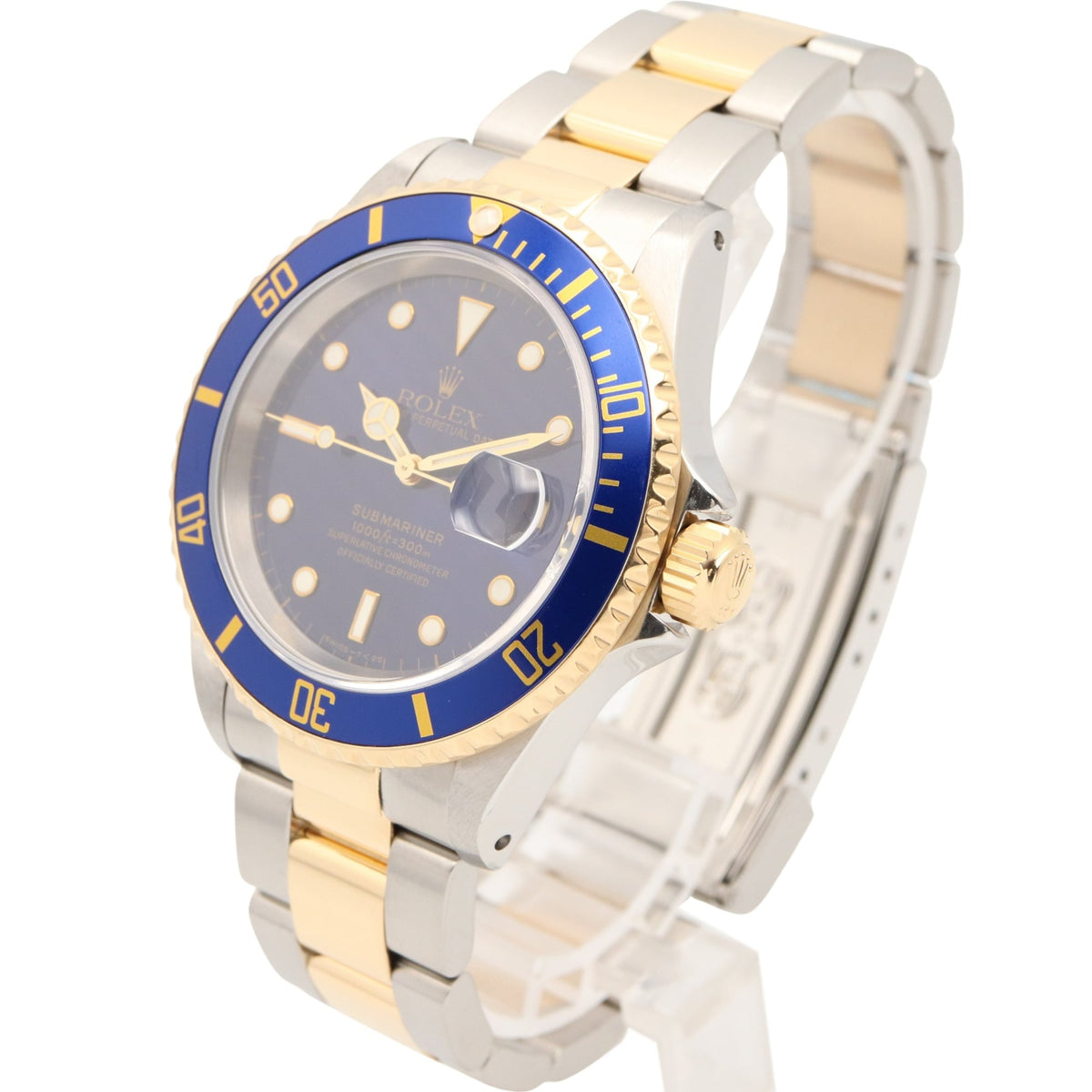 Rolex Submariner 16613 Blaues Zifferblatt 40mm Uhr