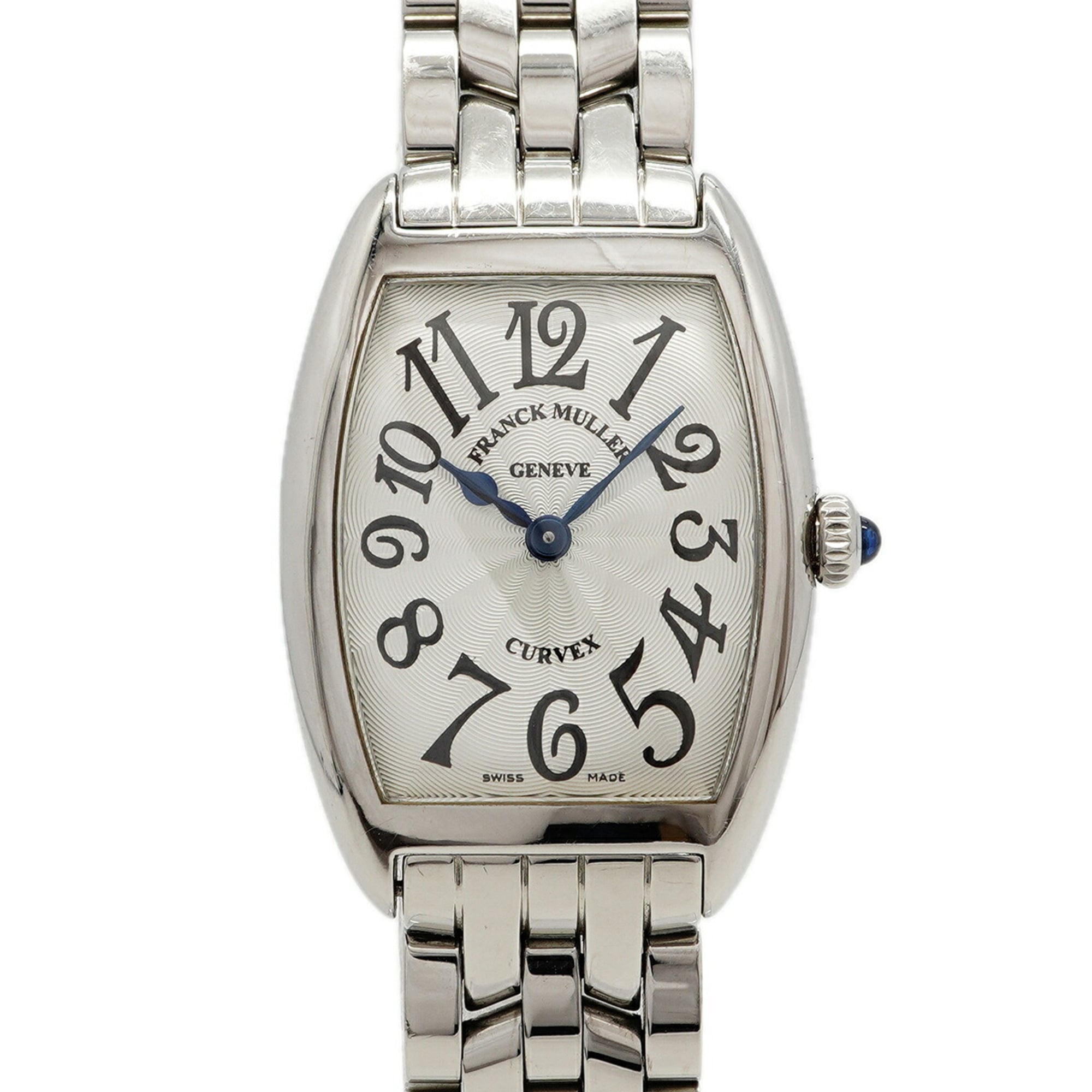 Franck Muller Tonneau Curvex 1752QZ Silver Dial 25mm Watch