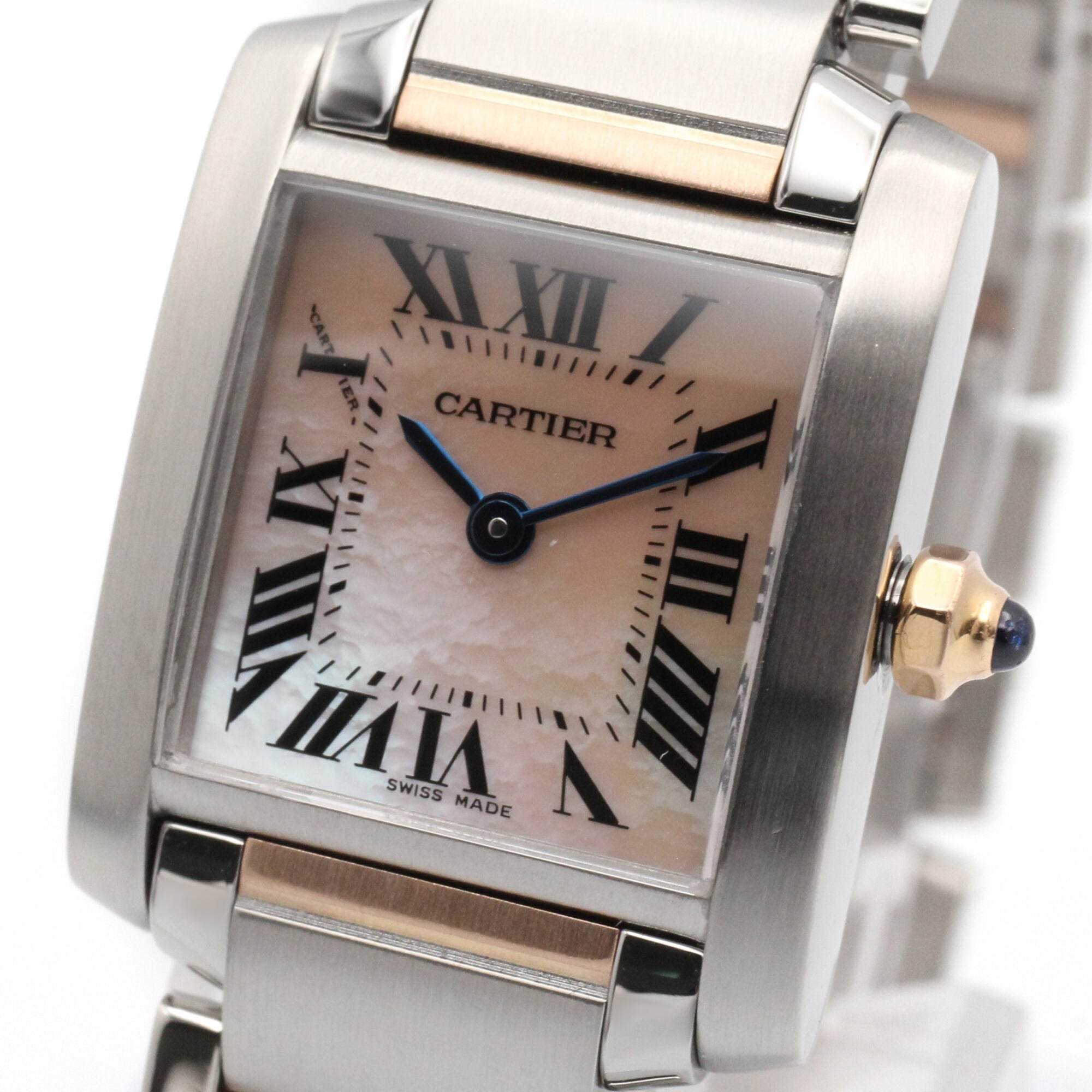 Cartier Tank W51027Q4 Pink Dial 20mm Watch
