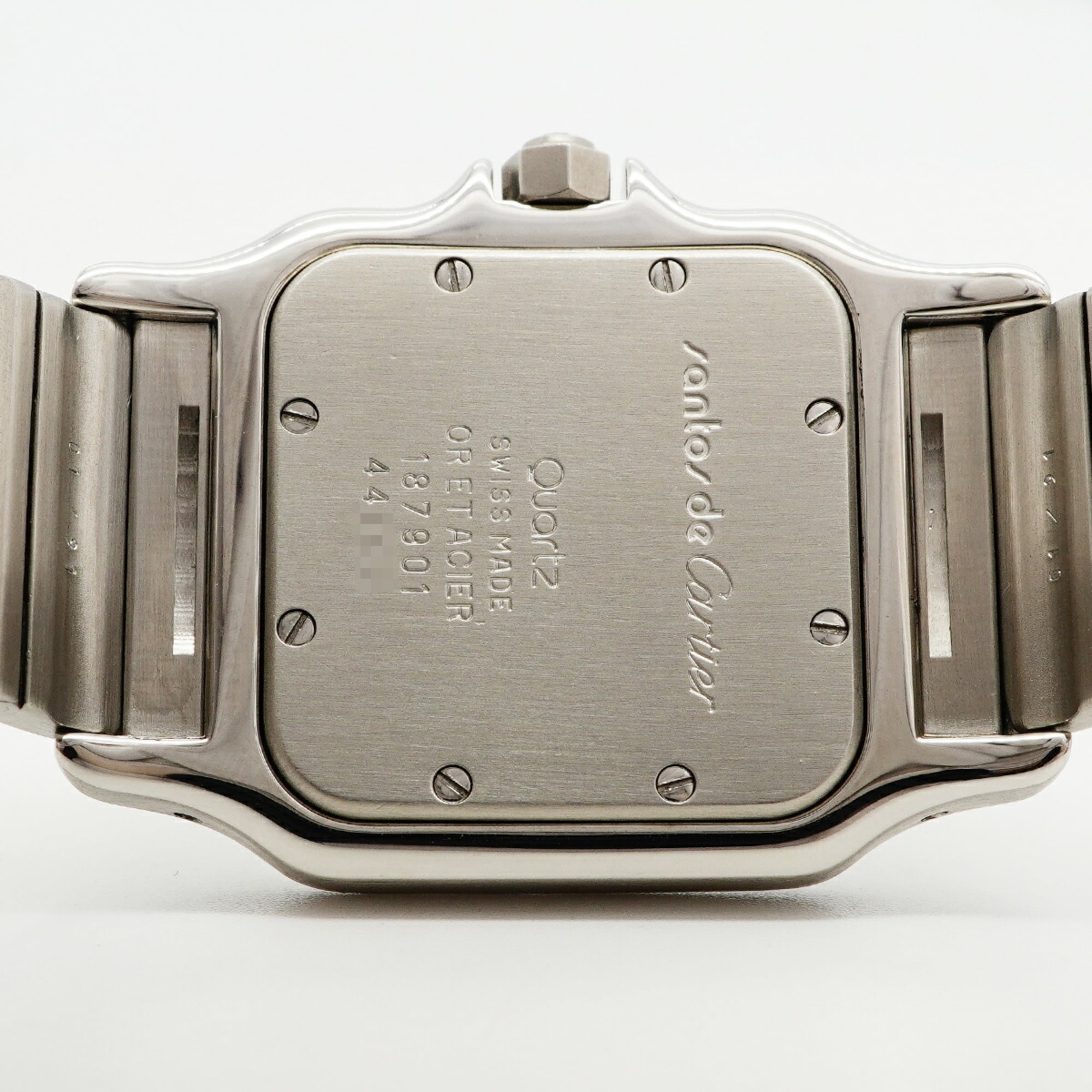 Cartier Santos W20011C4 Ivory Dial Stainless steel 29mm Watch