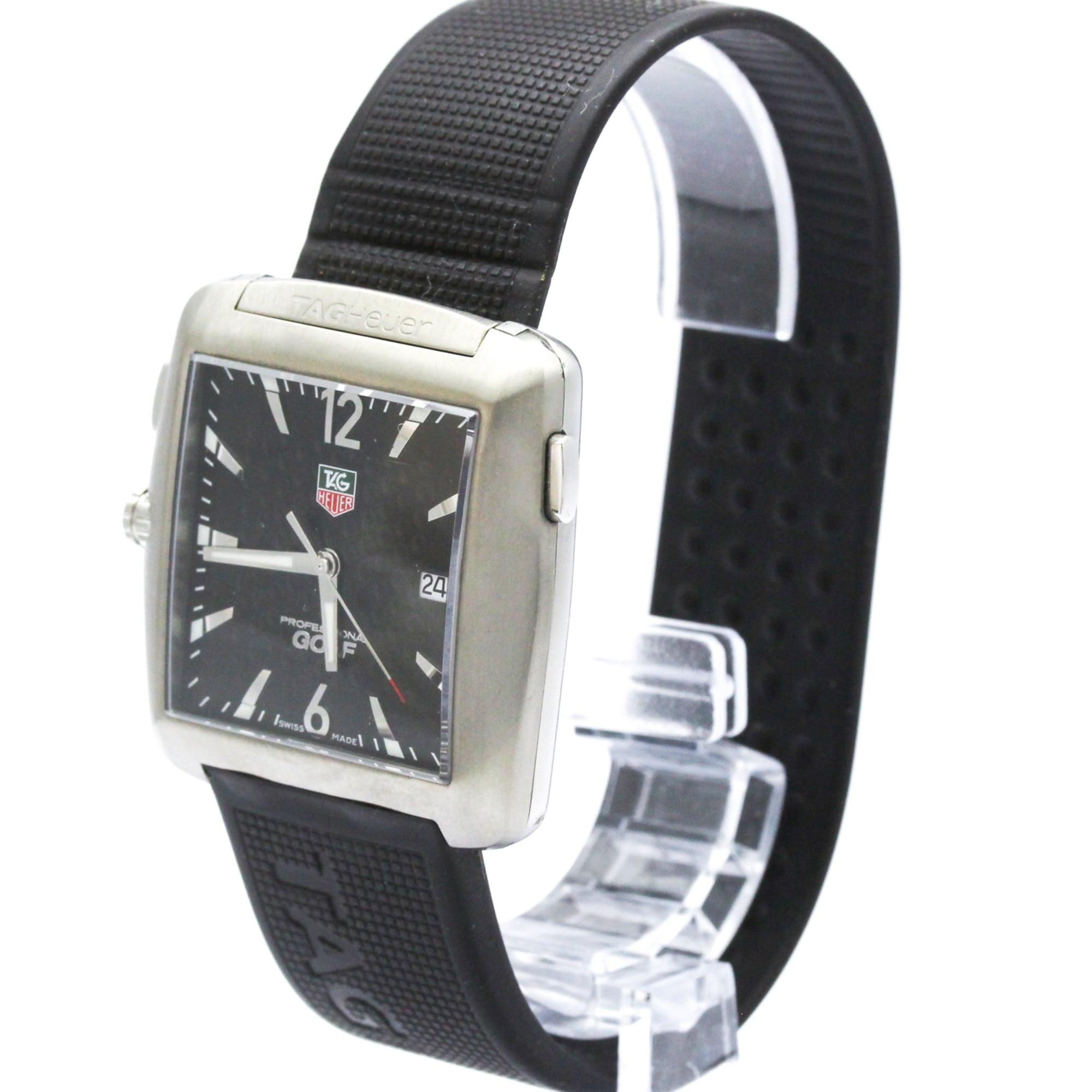 TAG HEUER Professional Sports GOLF Steel Quartz Mens Watch Polished