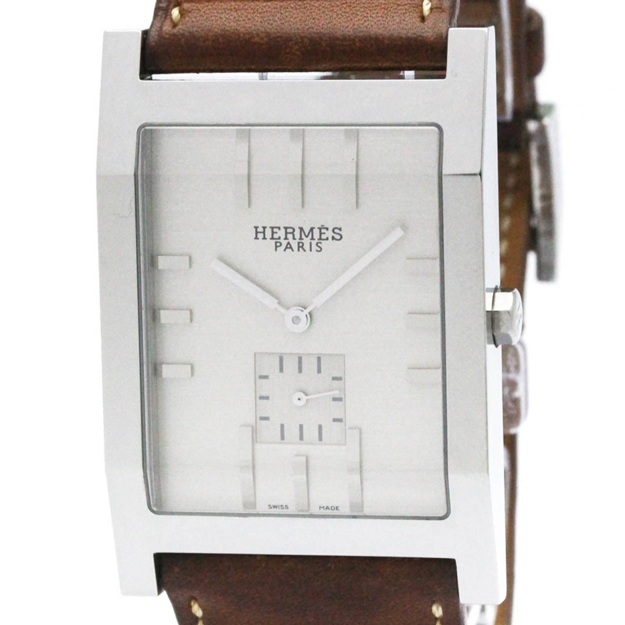 Hermes Tandem TA1.810 Silver Dial 31mm Watch
