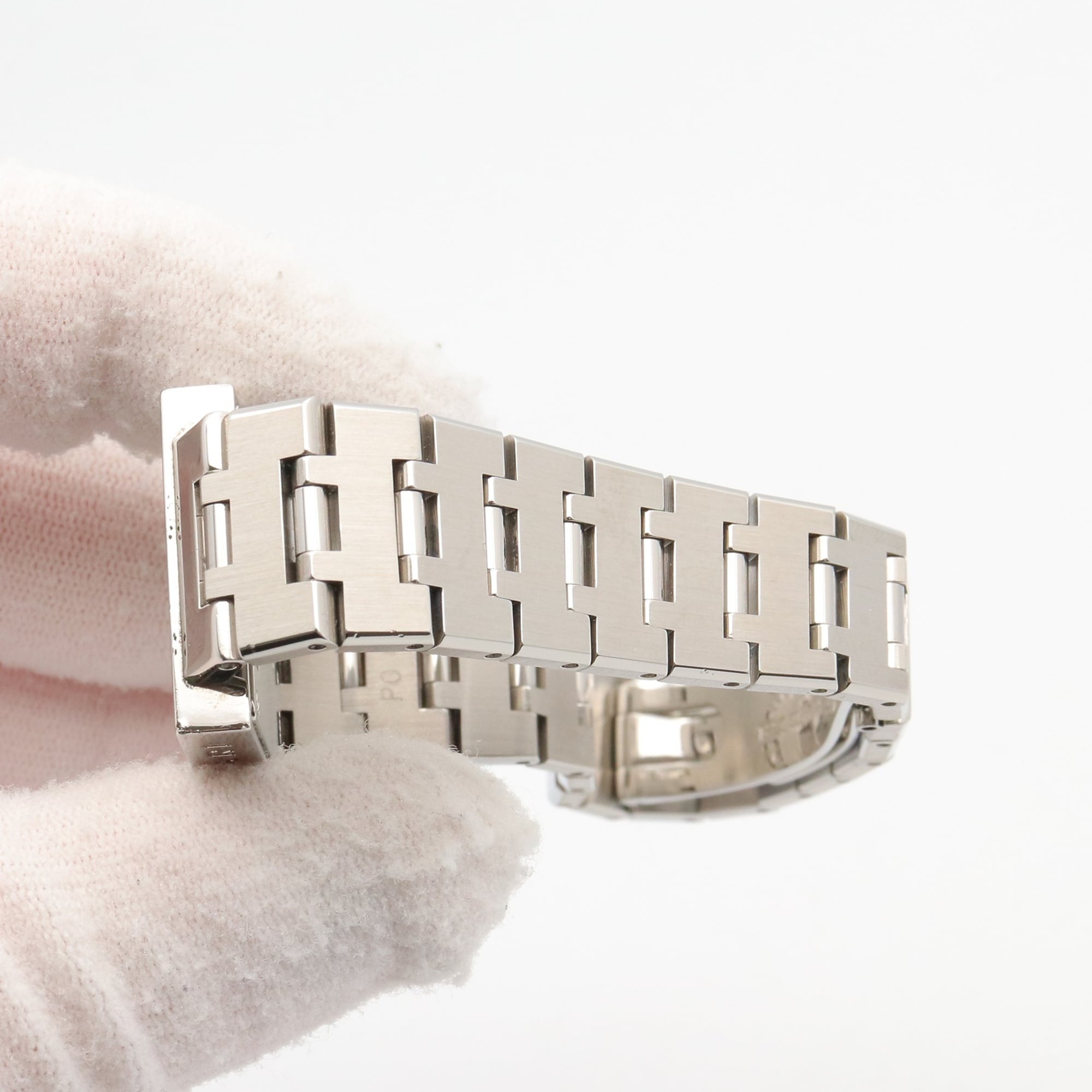 Montre Bulgari BVLGARI Quadrato, acier inoxydable, pour femme, Noir, SQ22SS