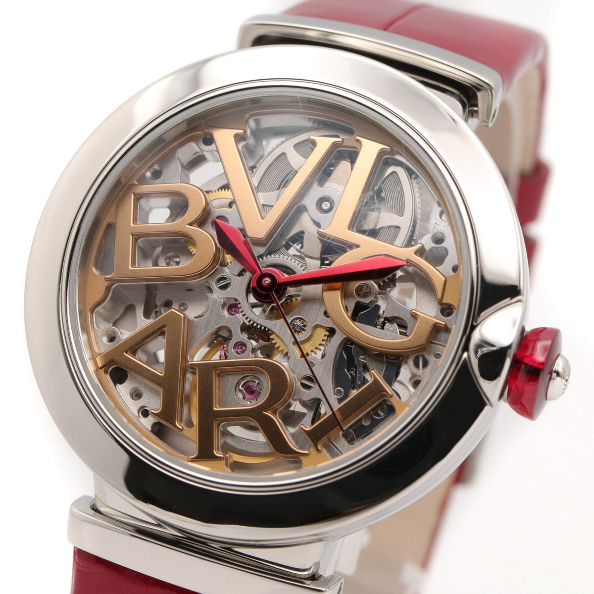 Bvlgari Bulgari Lucea Skeleton LU33S Gold, Silber Zifferblatt 33 mm Uhr
