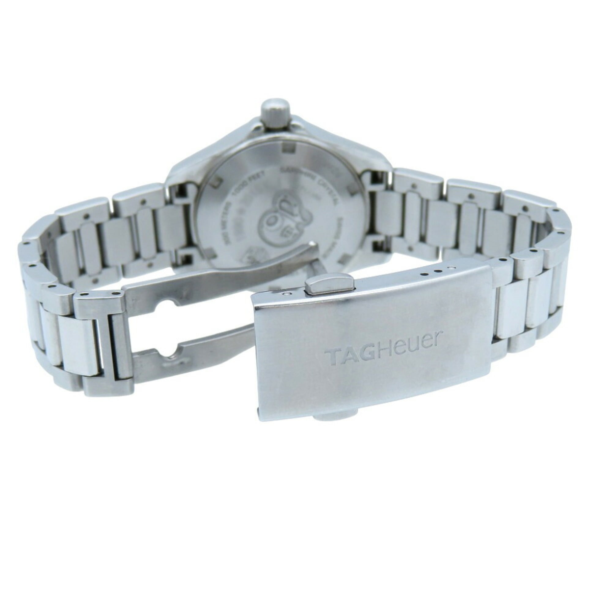 TAG Heuer Aquaracer WAY1410 Quarz aus Edelstahl Schwarz Zifferblatt 0038TAG HEUER Damenuhr
