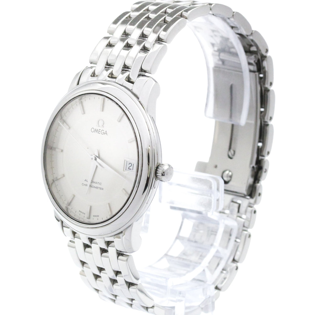 Omega De Ville 4500.31 Silver Dial 34mm Watch