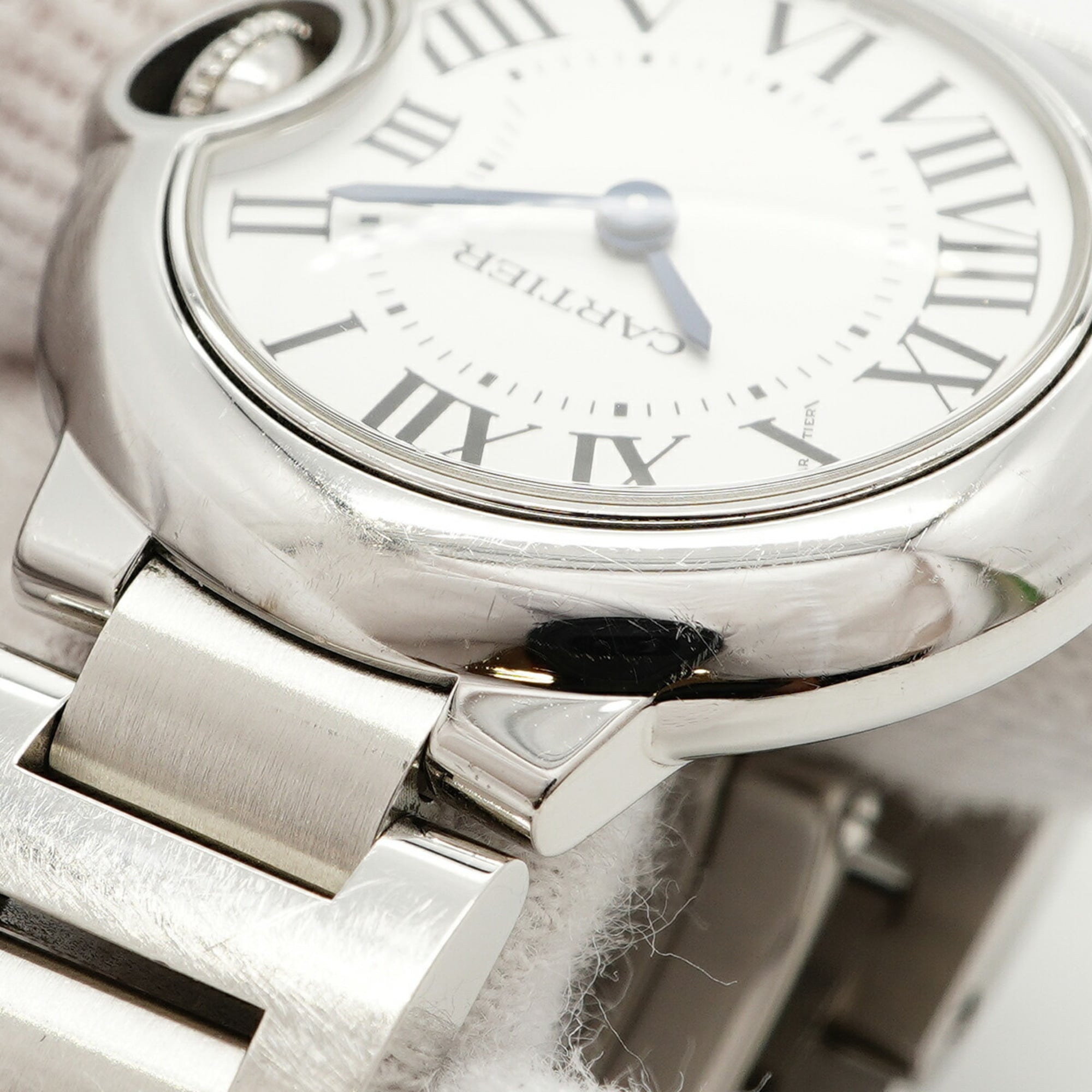 Cartier Ballon Bleu W69010Z4 Silver Dial 28mm Watch