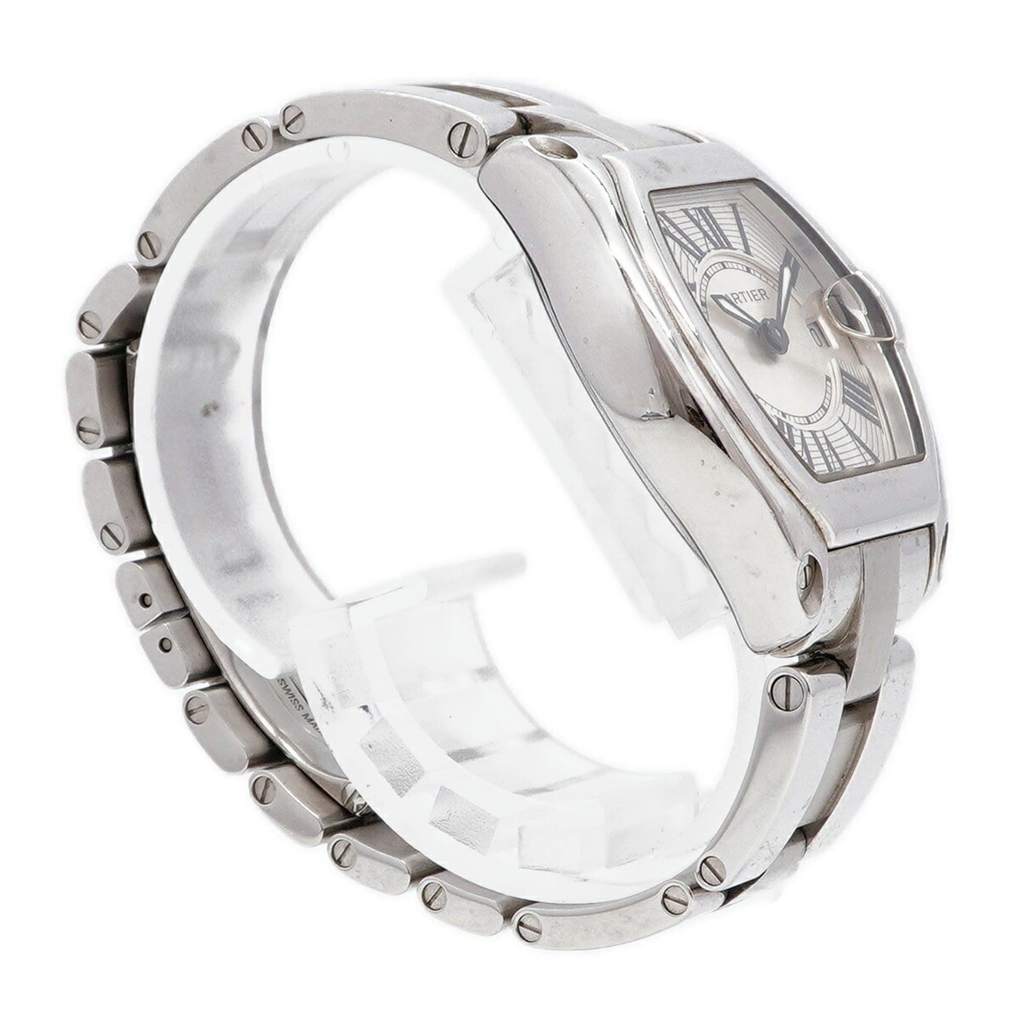 Cartier Roadster SM W62016V3 Silver Dial 31mm Watch