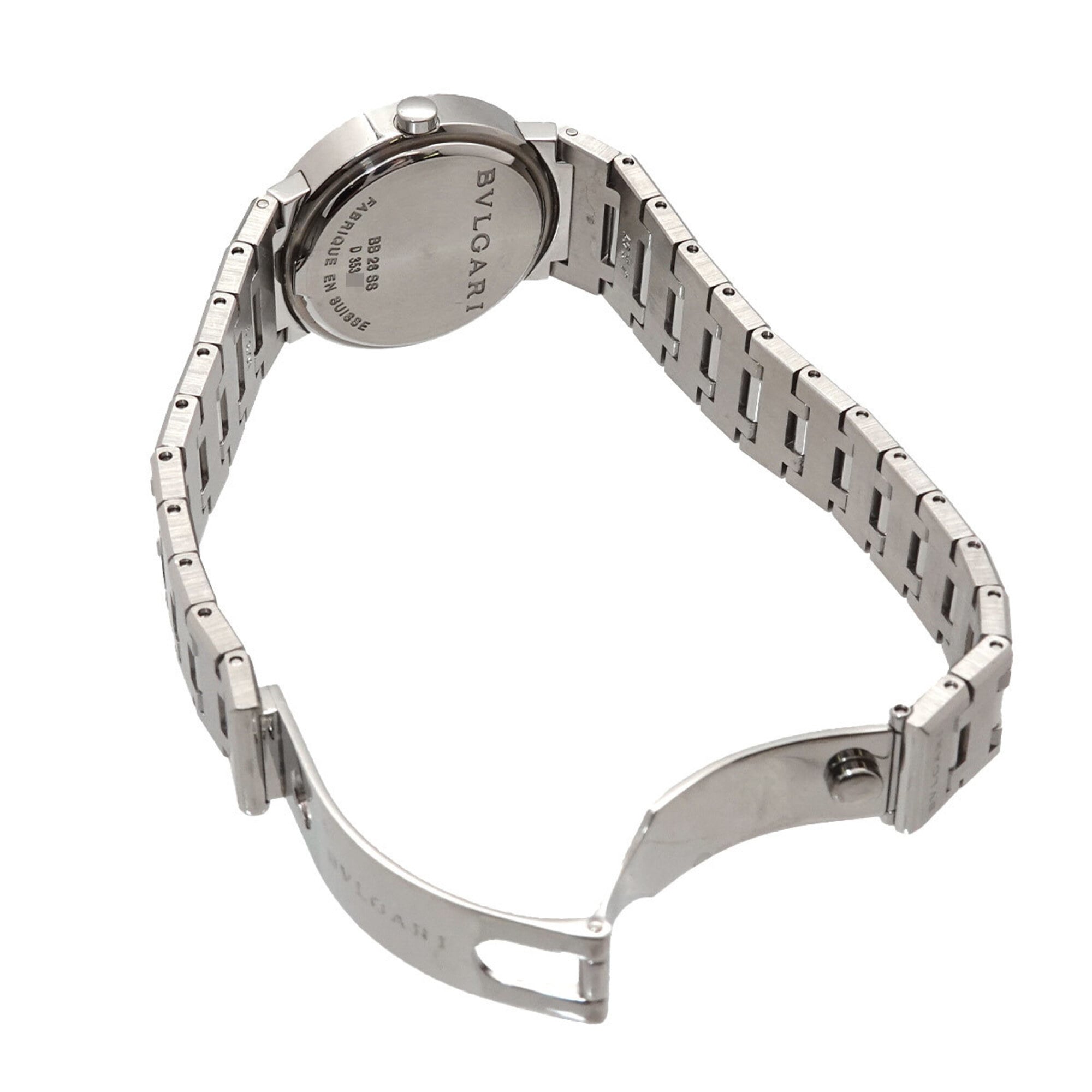 Bvlgari BB26SS Black Dial 26mm Watch