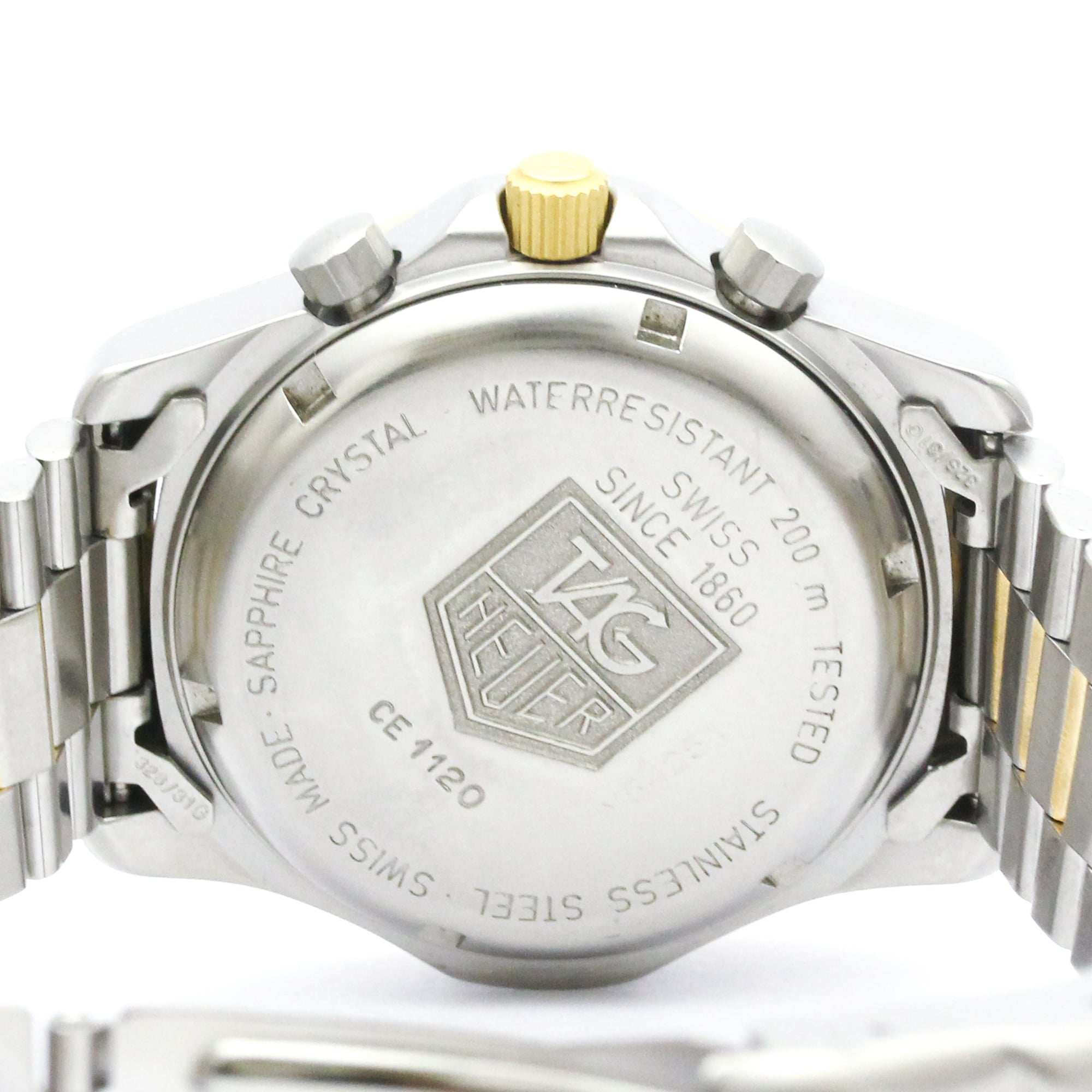 TAG HEUER 2000 Professional Chronograph vergoldete Stahluhr CE1120