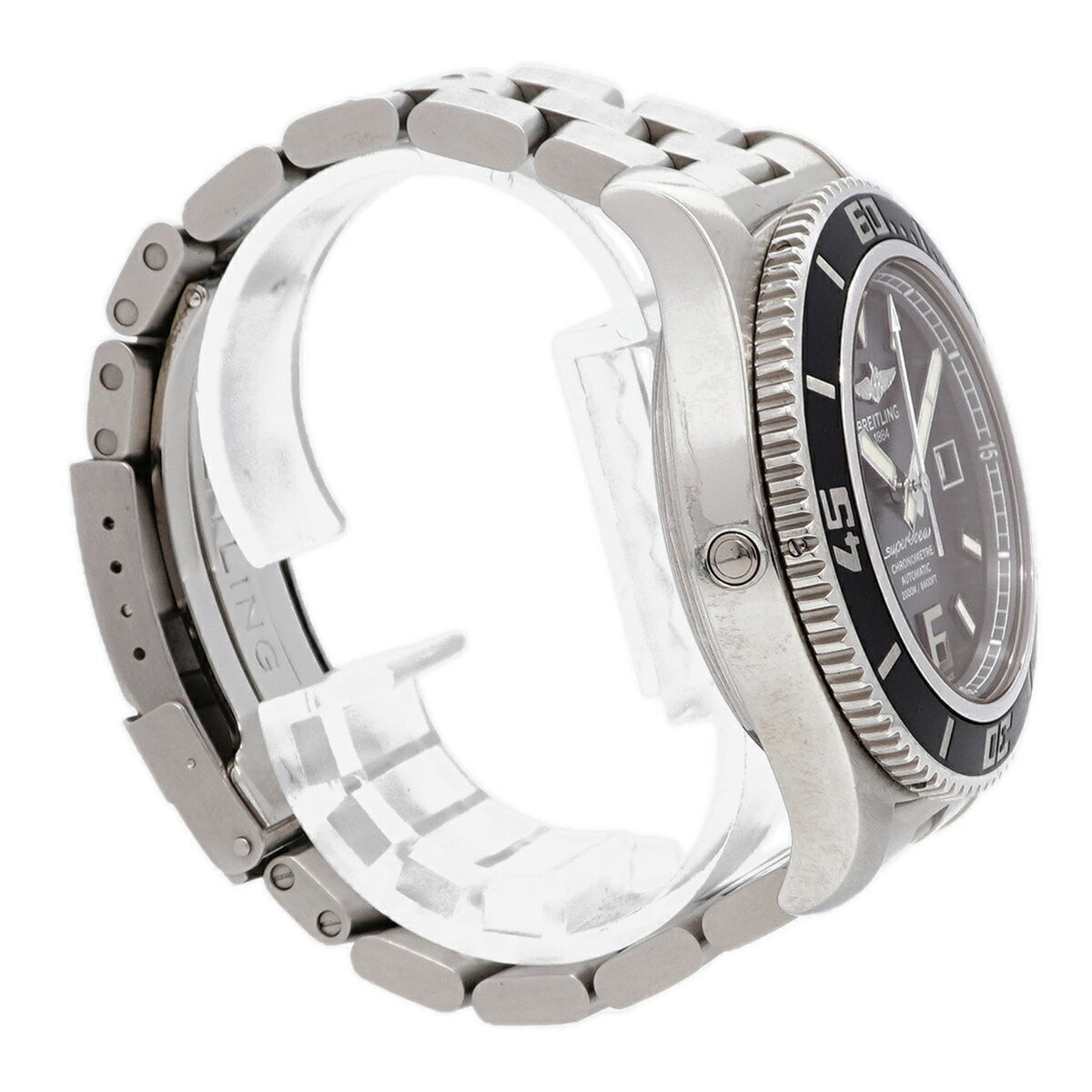Breitling Superocean A17391 Black Dial 44mm Watch