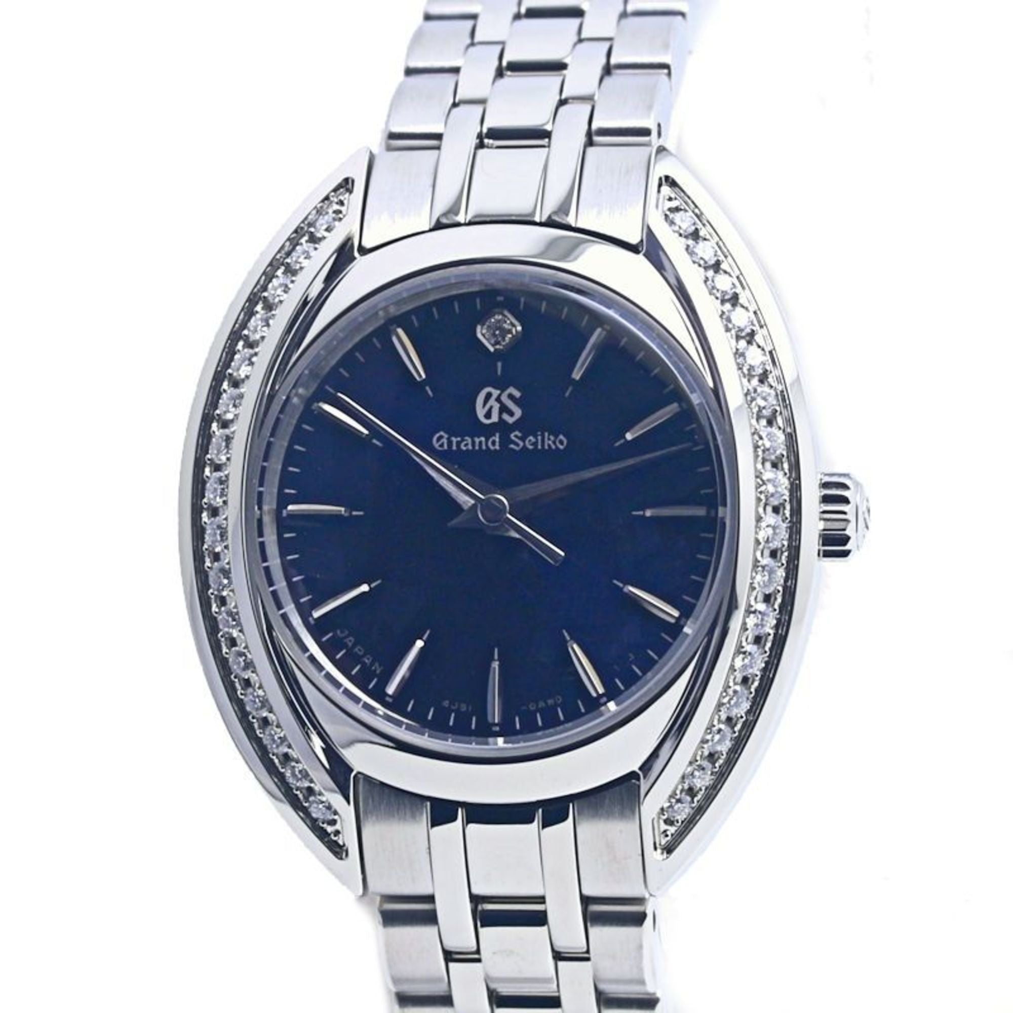 SEIKO Grand Seiko Heritage Collection STGF347 4J51-0AR0 Diamond Bezel Women's Stainless Steel Watch 40264