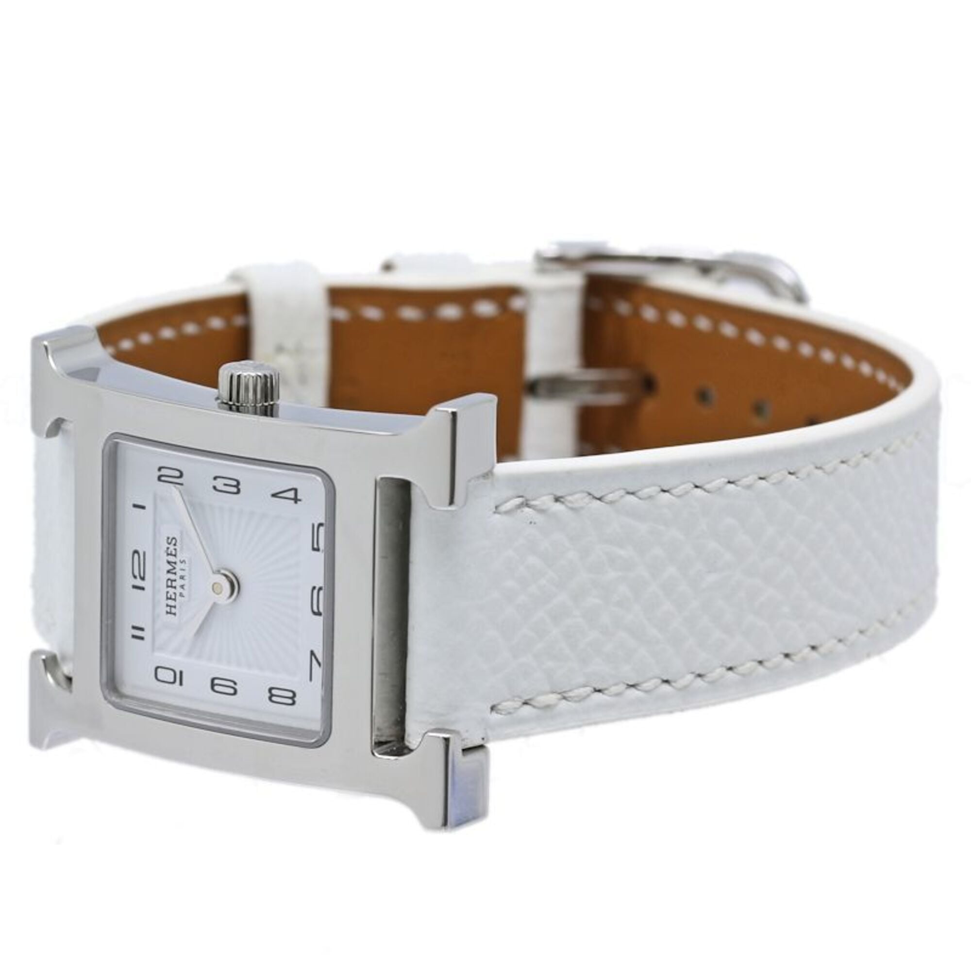 HERMES H-Watch HH1.210.131 UU01 Damenuhr Edelstahl x Epsom 40438