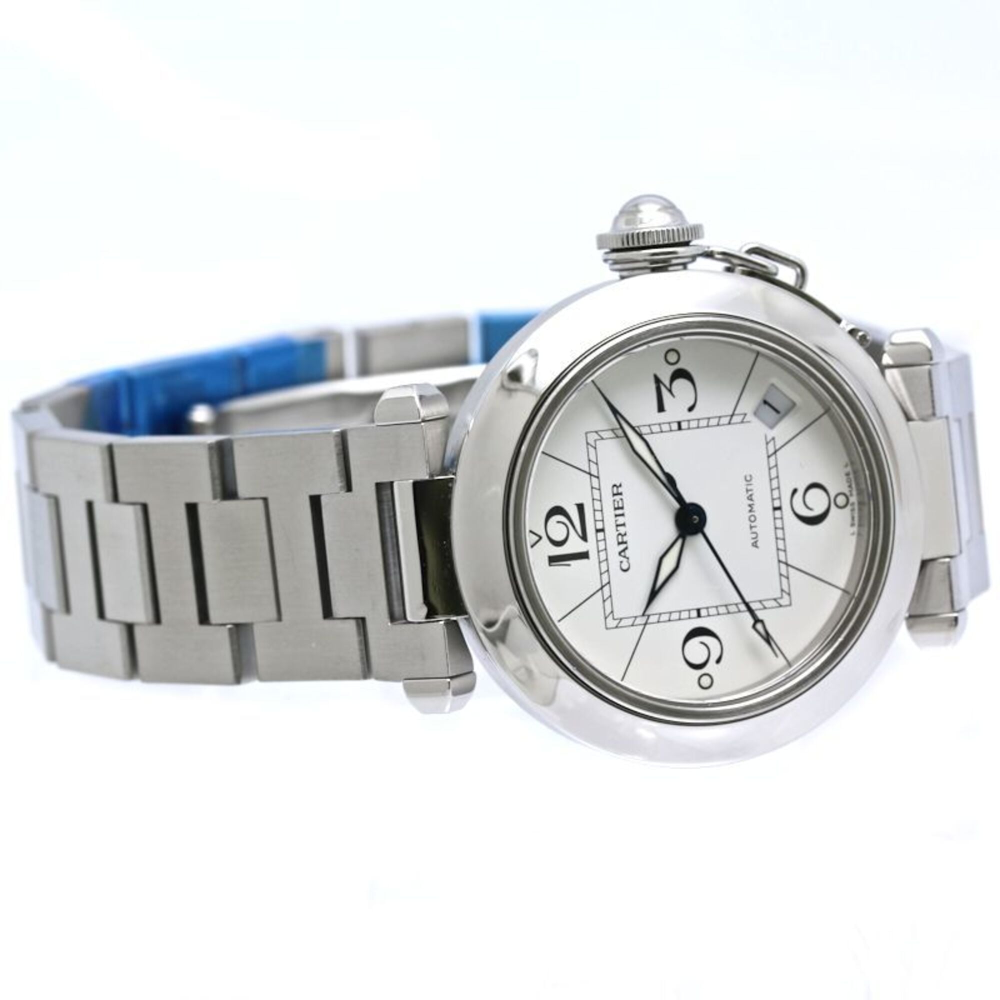 Cartier Pasha W31074M7 White Dial 35mm Watch