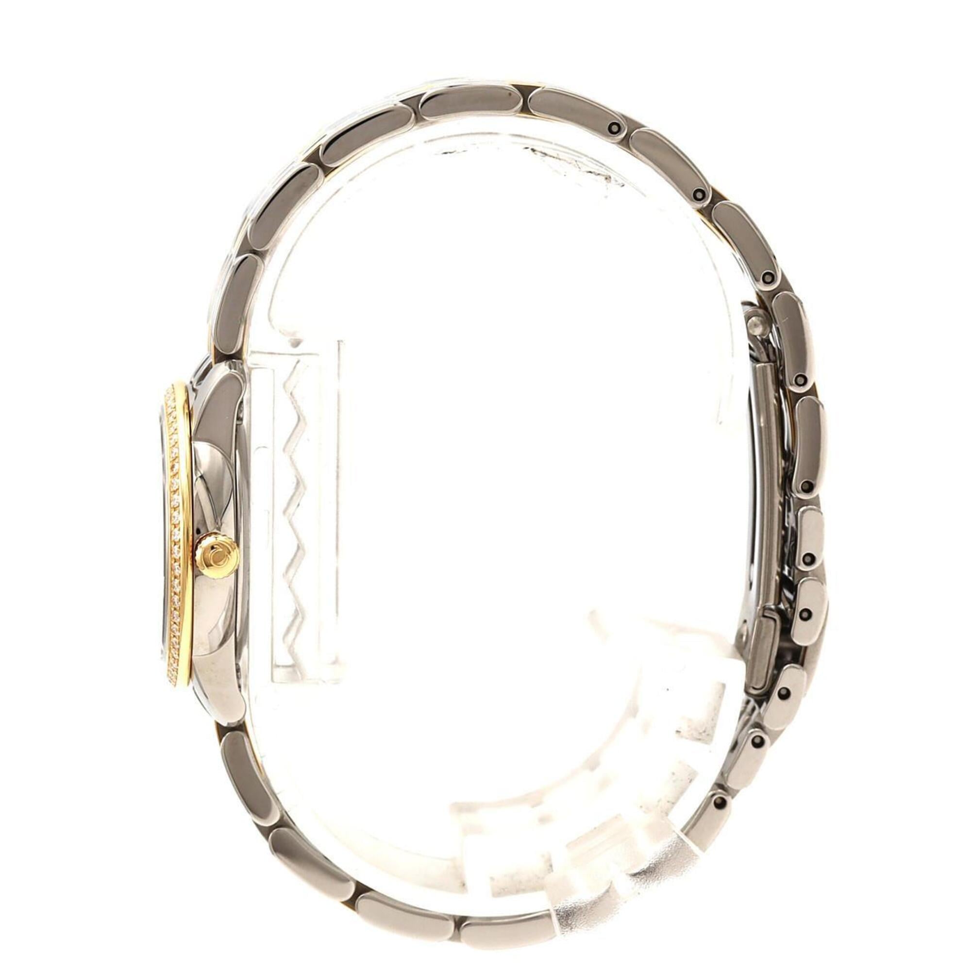 Omega De Ville Prestige Combination D-8P 424.25.24.60.58.001 SSxYG Quartz Watch