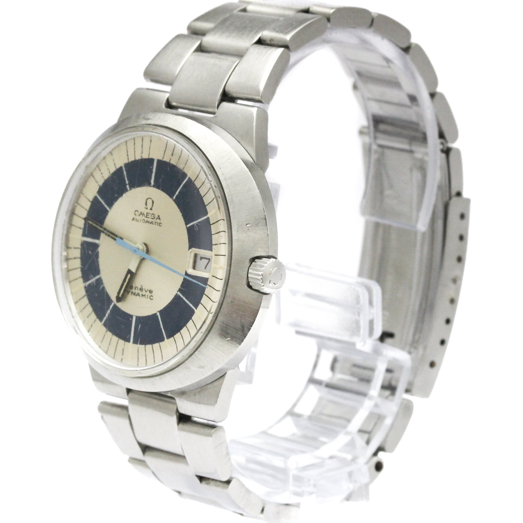 OMEGA Geneve Dynamic Cal 565 teel Automatic Watch 166.039 Vintage