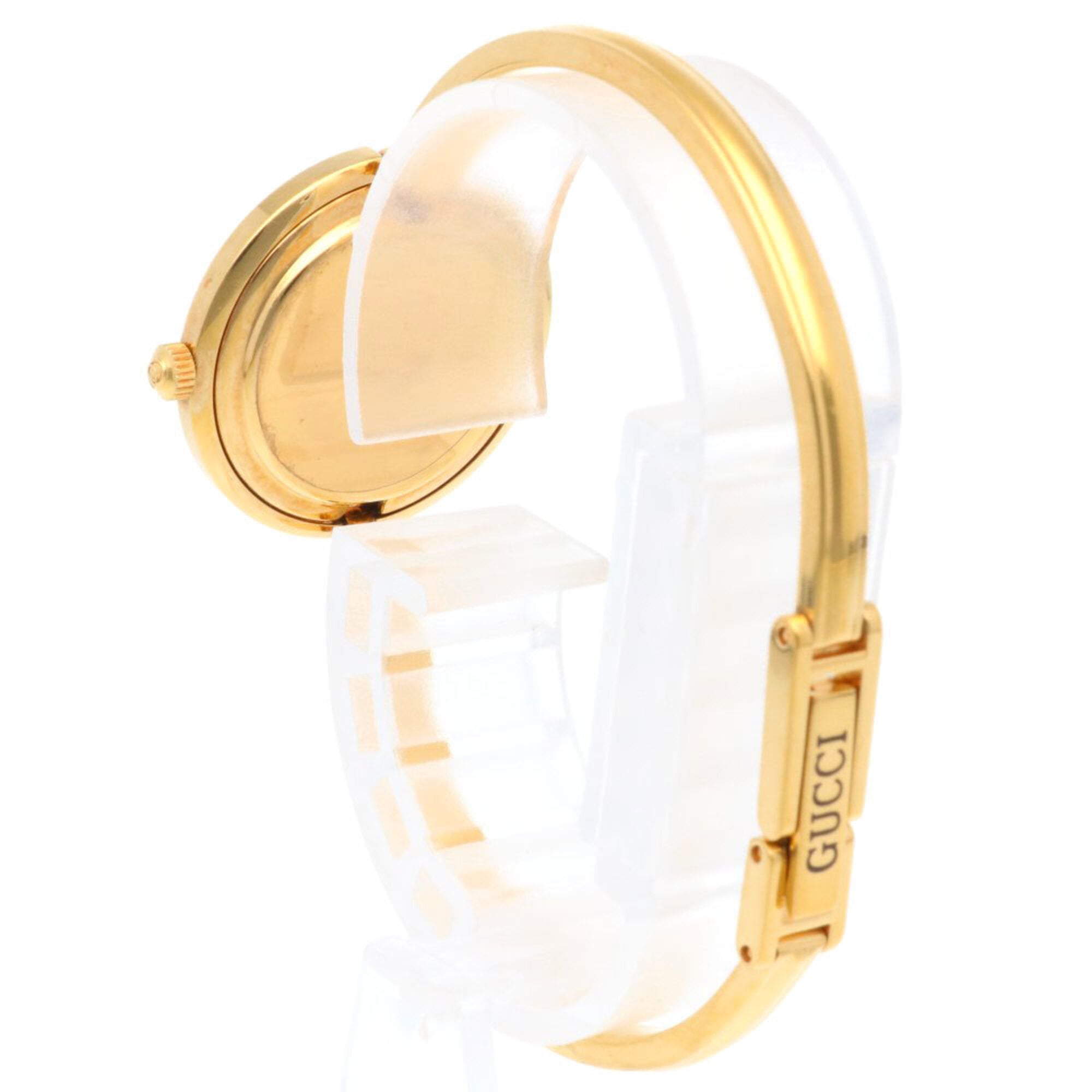 Gucci GP 11 11/12.2 White Dial Gold plated 25mm Watch
