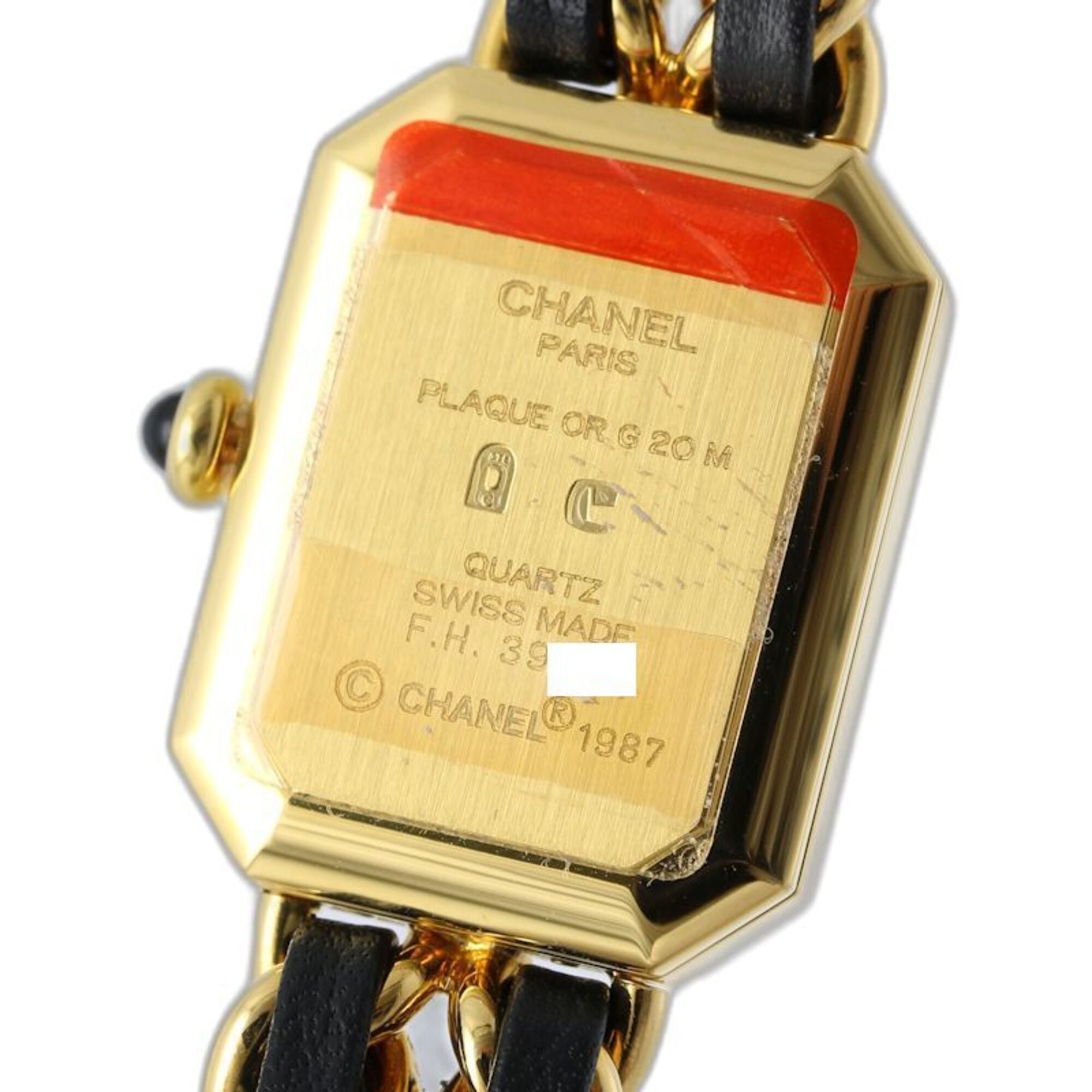 Chanel Premiere H0001 483011003 Black Dial 20mm Watch