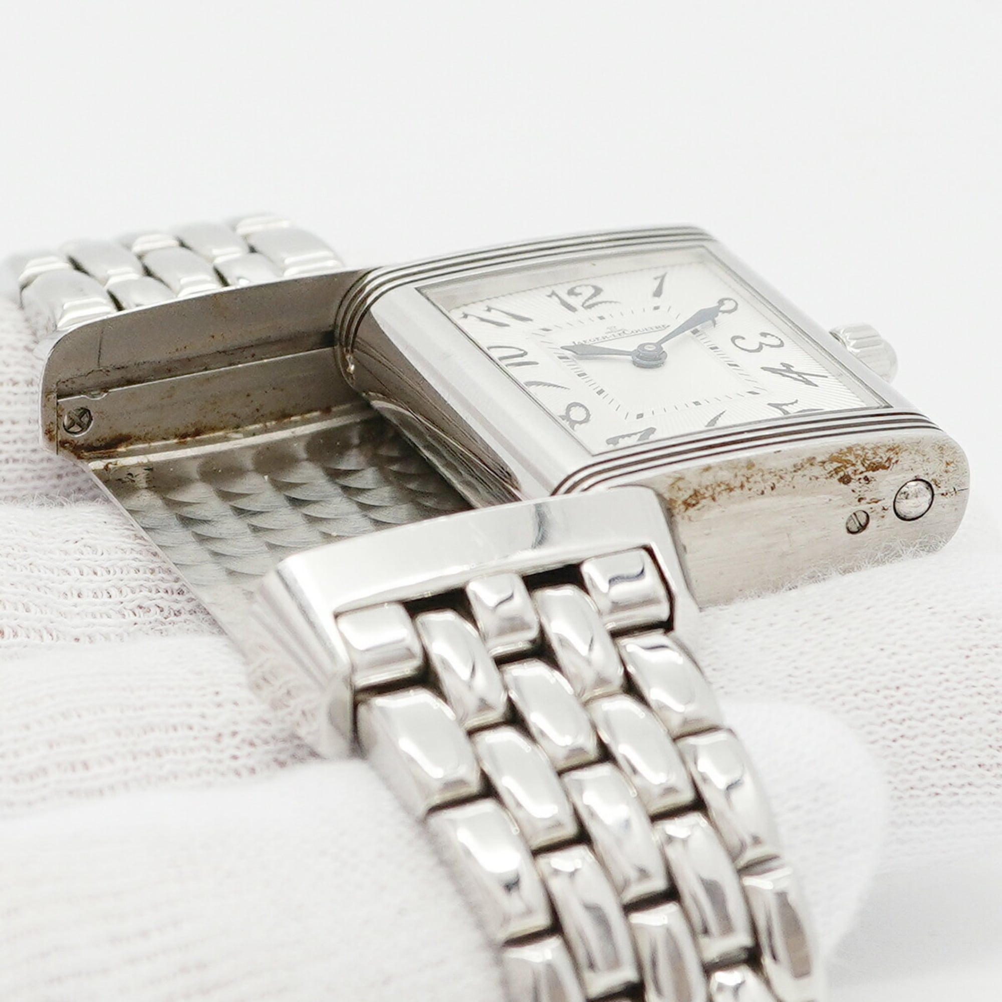 Jaeger LeCoultre Reverso 256.8.75 Black Dial Stainless steel 23mm Watch