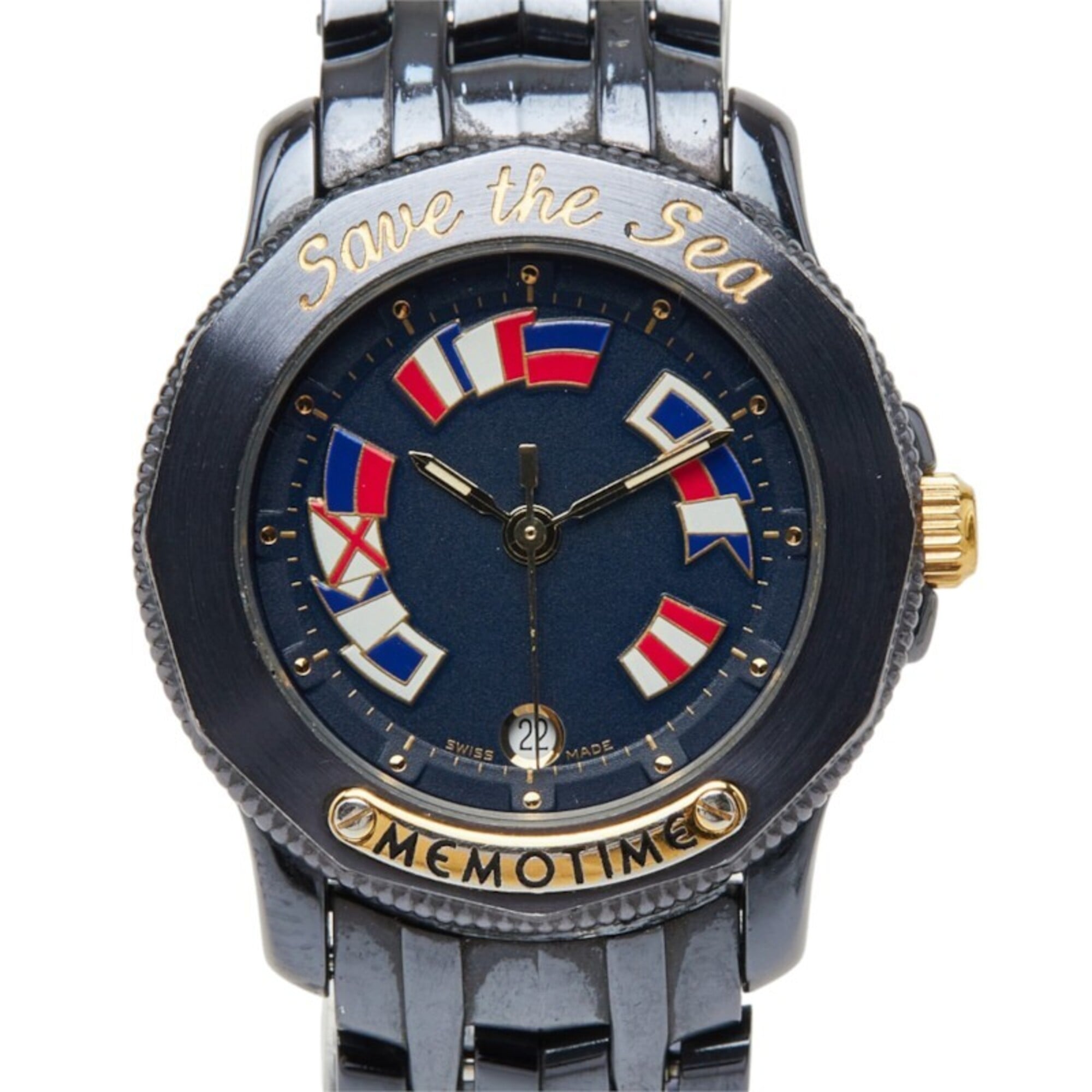 CORUM Admiral's Cup 腕時計 Corum Admiral's Cup Memo Time Save the Sea 27mm Navy