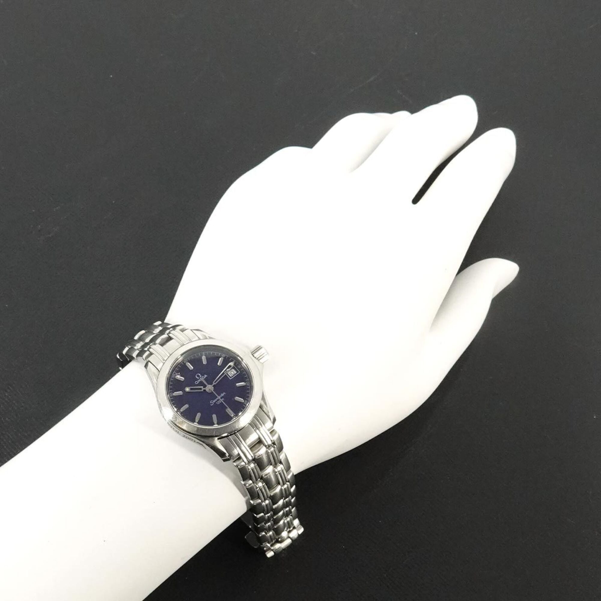 Omega Seamaster 120 Jacques Mayol 2587, blaues Zifferblatt, 26 mm Uhr
