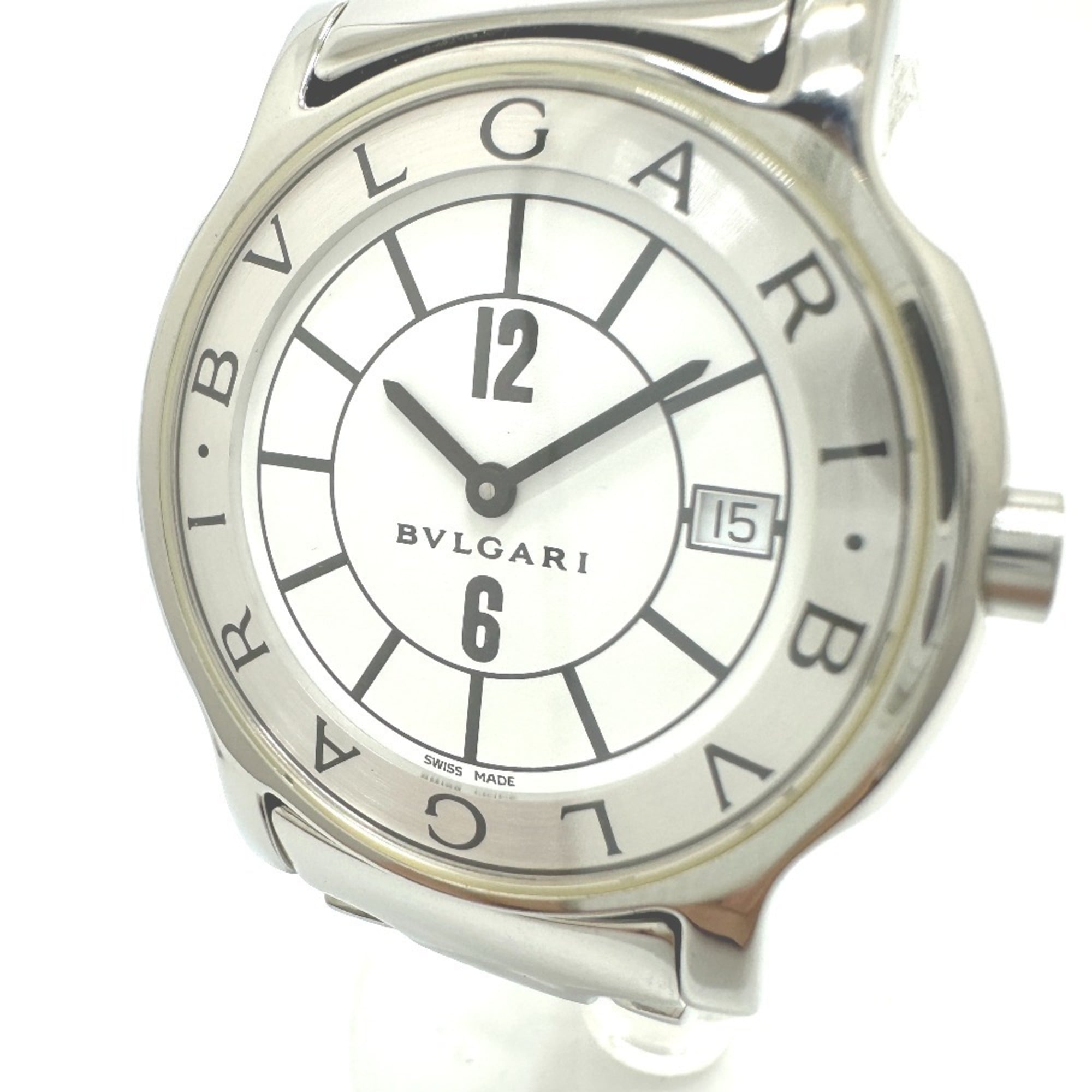 Bulgari Solotempo ST35S White Dial 34mm Watch