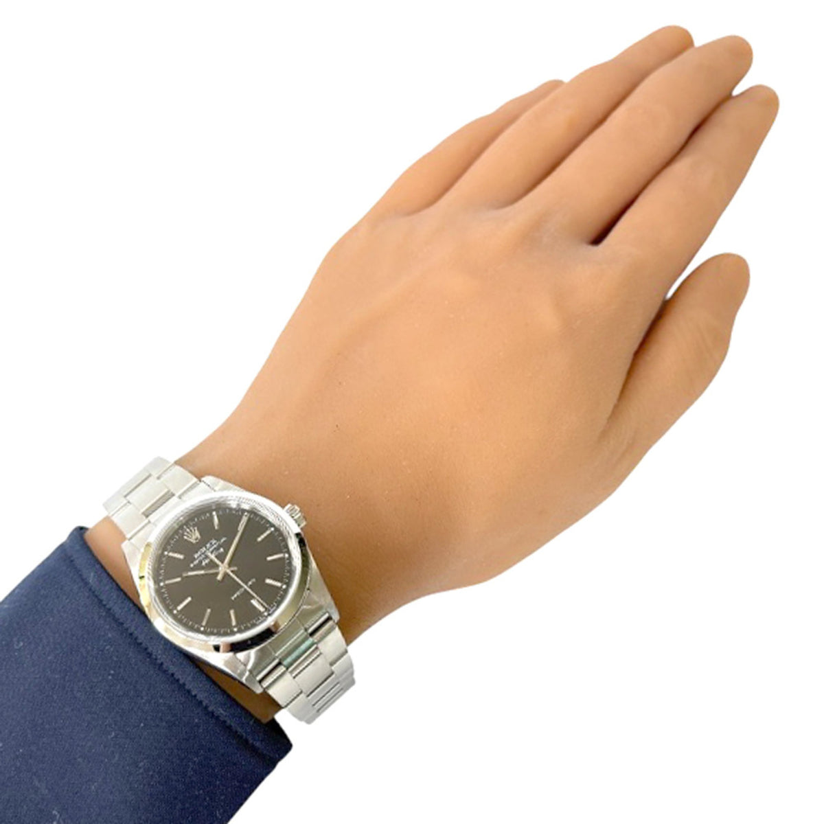 Rolex Air-King Oyster Perpetual 14000 Black Dial 34mm Watch