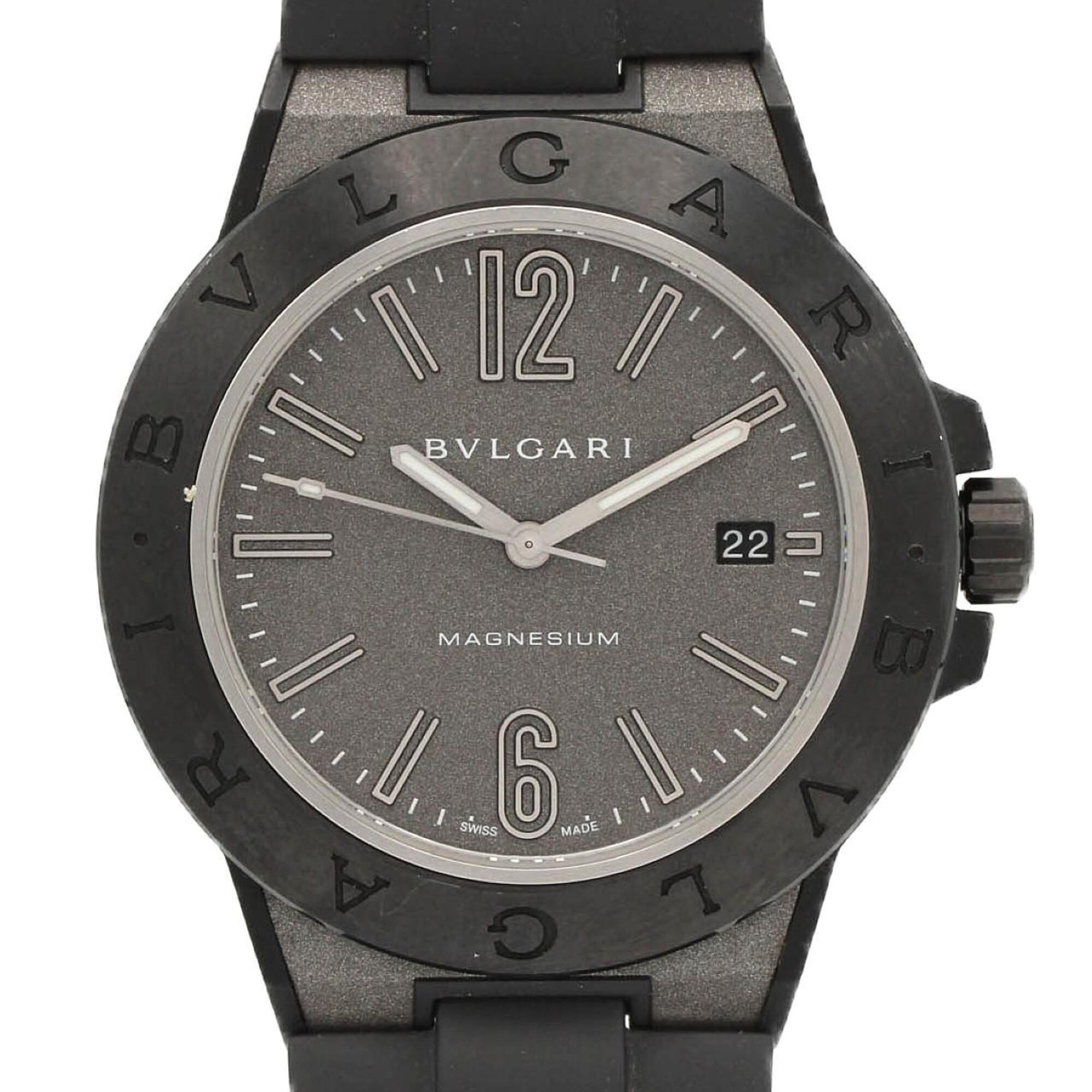 Bvlgari Diagono Magnesium DG41C14SMCVD Gray Dial 41mm Watch