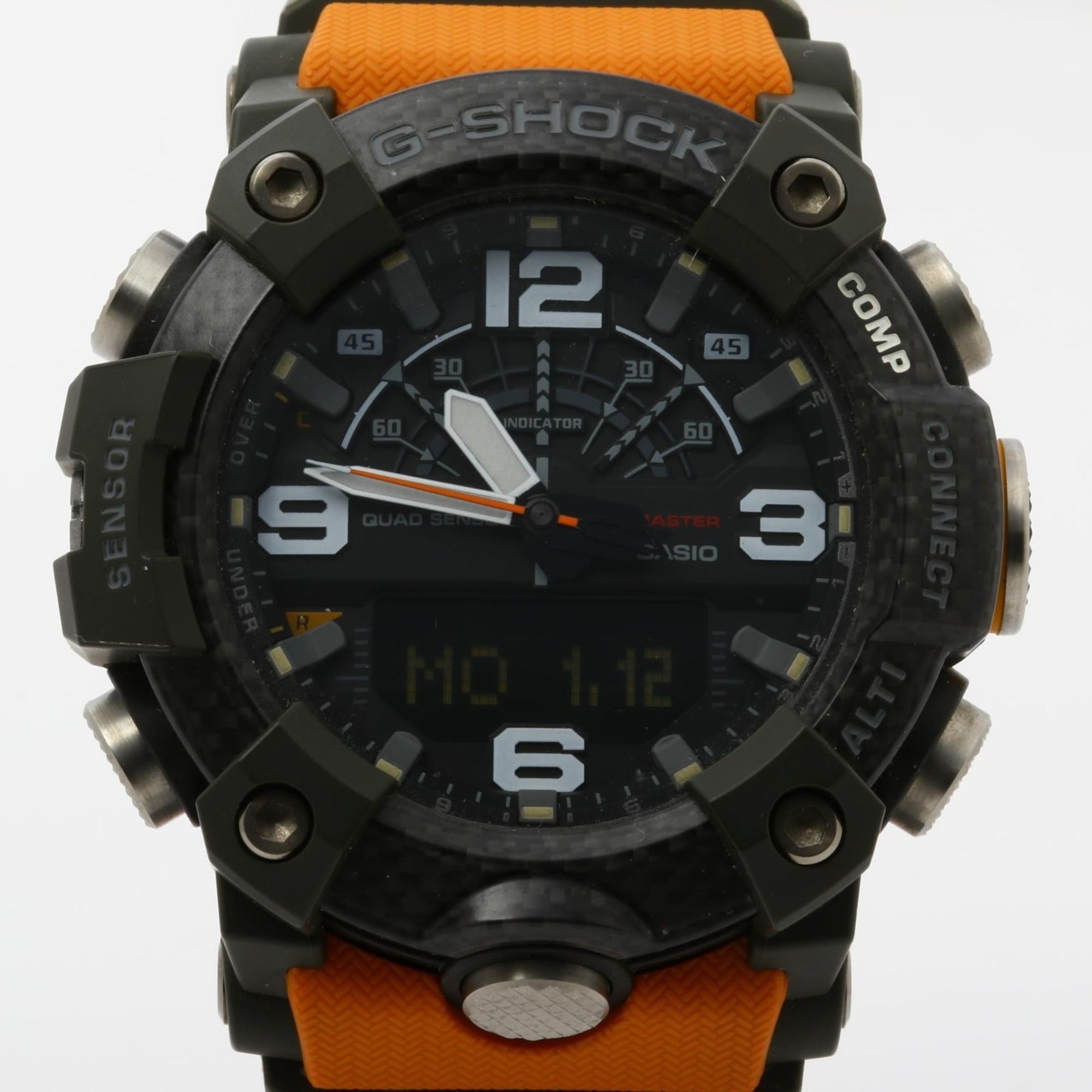 CASIO GSHOCK MASTER OF G LAND MUDMASTER GGB1001A9JF Men's Watch, Black Carbon Fiber Resin