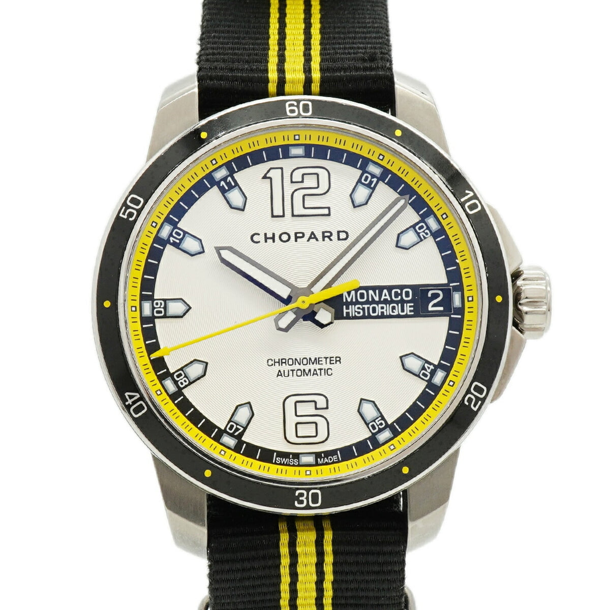 Chopard Grand Prix Monaco Historic 8568 Silver Dial 44mm Watch