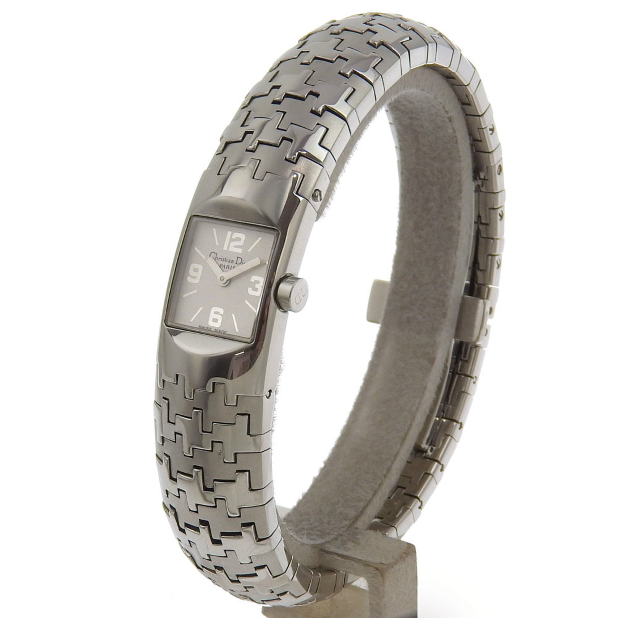 Dior Diophyllic Watch D96-100 Stainless Steel Quartz Analog Display White Dial Ladies