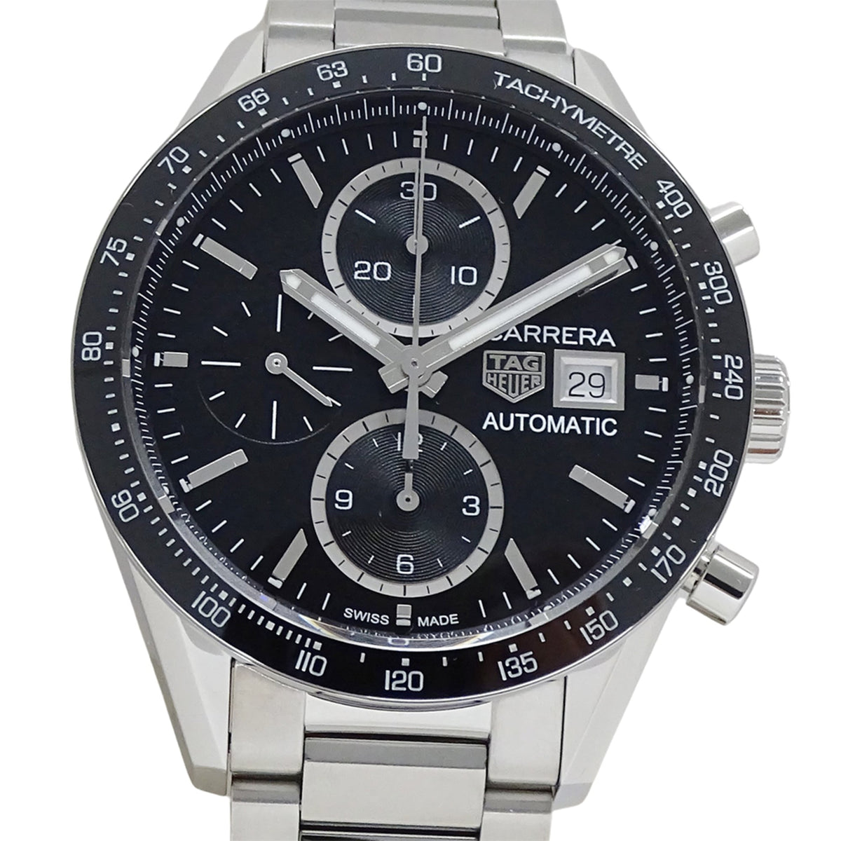 TAG Heuer Carrera CV201AJ-9 CV201AJ-9 BA0715 Black Dial 42mm Watch