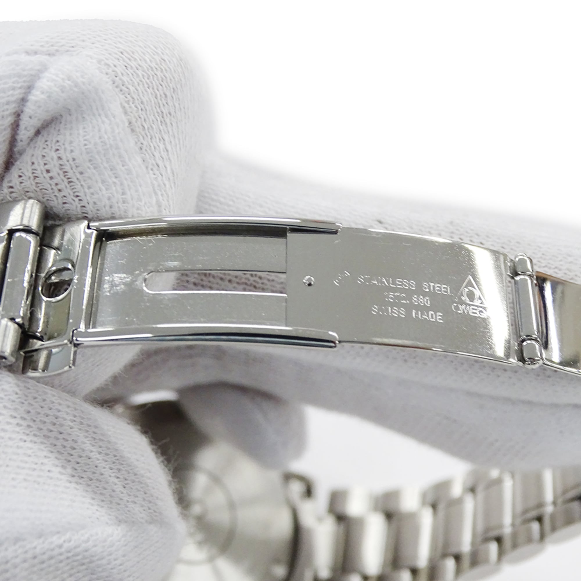 Omega Classic 5203.81 Brand Name Date Automatic Movement Stainless Steel (SS) Silver & Blue