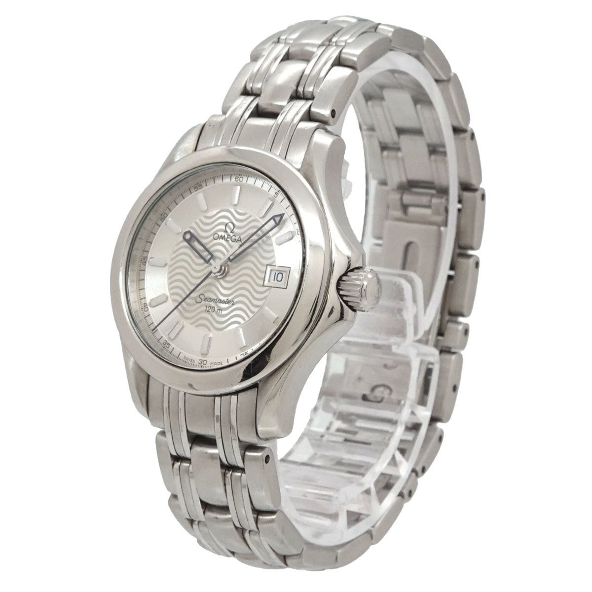 Omega Seamaster 2571 31 Silber Zifferblatt 28 mm Uhr