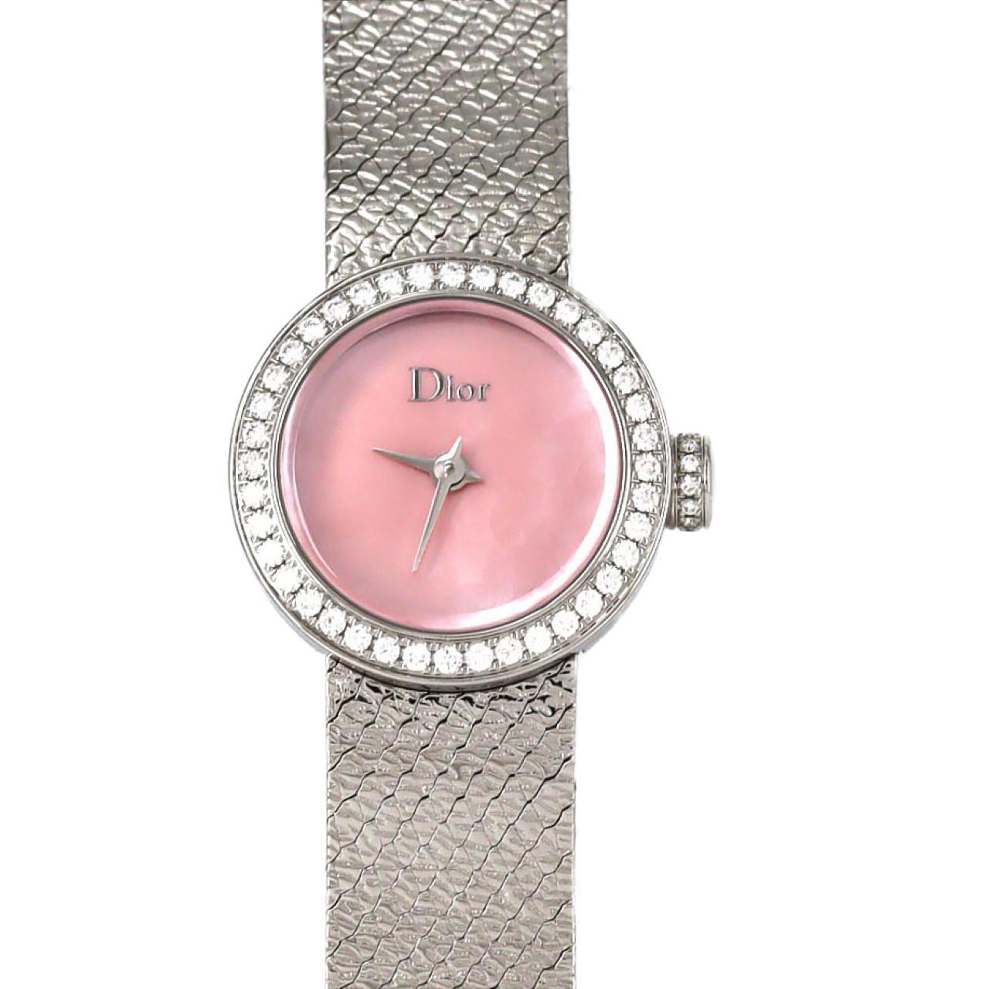 Christian Dior La Mini D de Satine CD040110M003 SS Quartz Watch