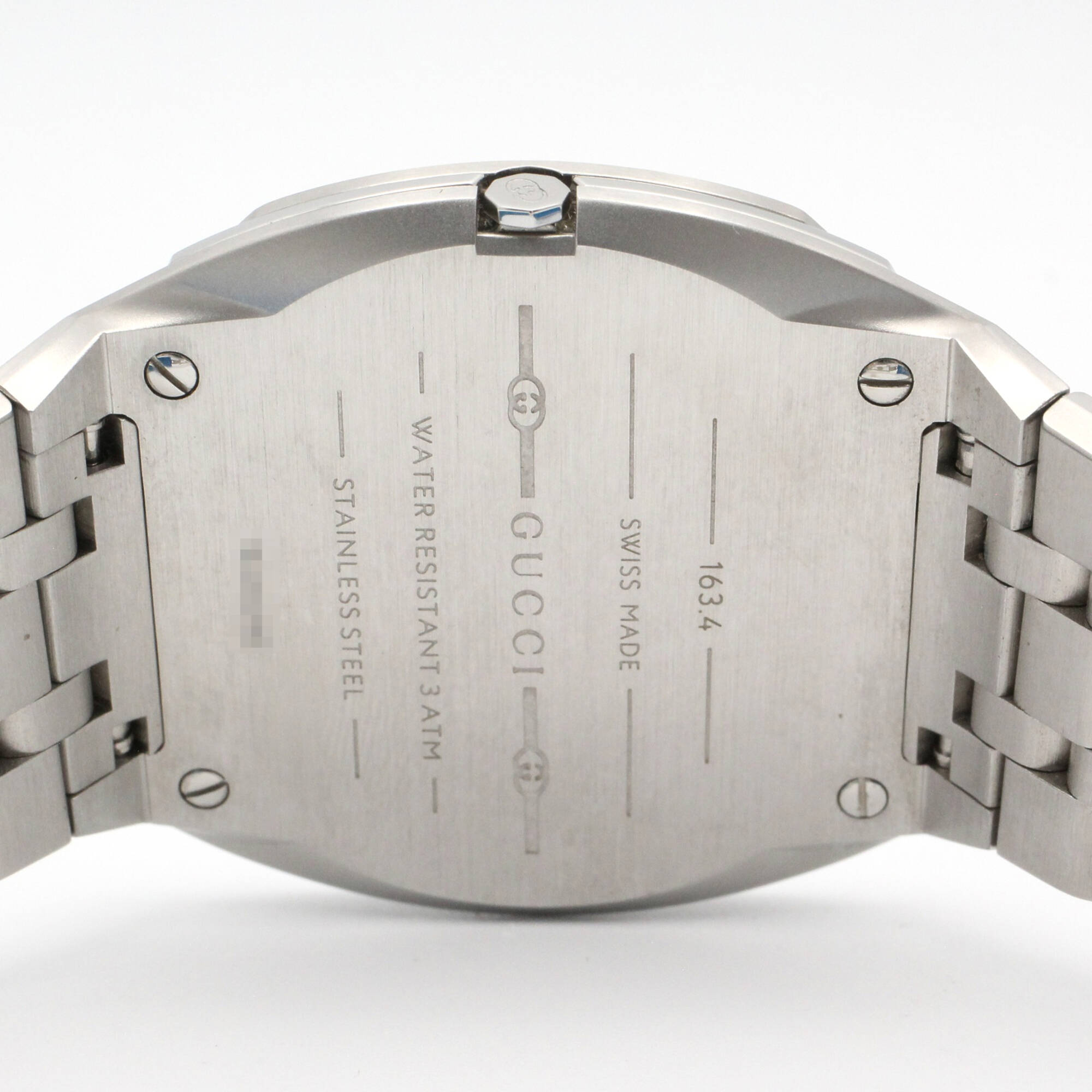 Gucci 25 H Boys YA163407 Silver Dial Stainless steel 34mm Watch